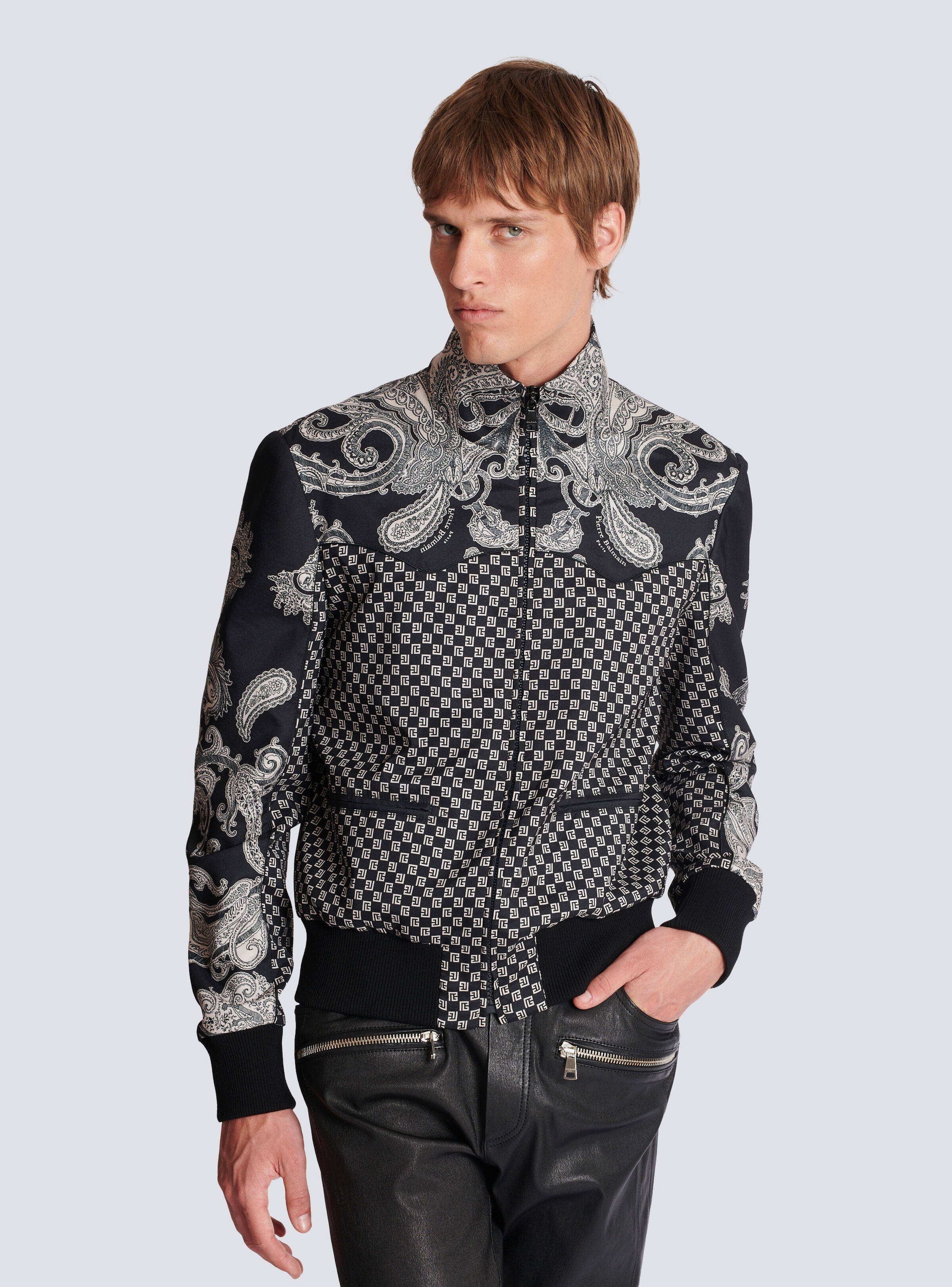 Mini monogram and paisley bomber jacket - 6