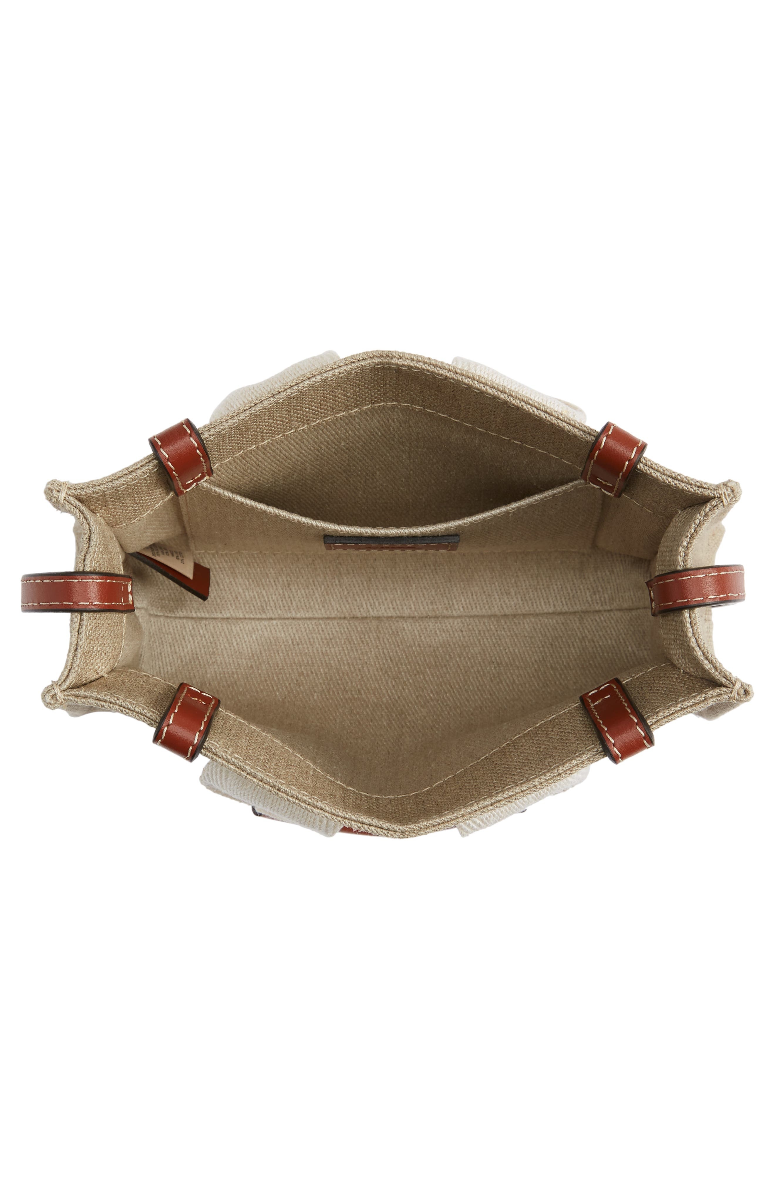 Mini Woody Logo Strap Canvas Tote - 6