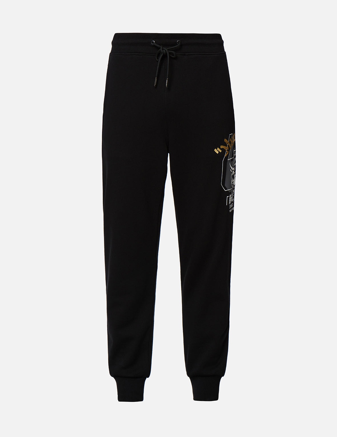 Dripping Hannya Skull Print Sweatpants - 1