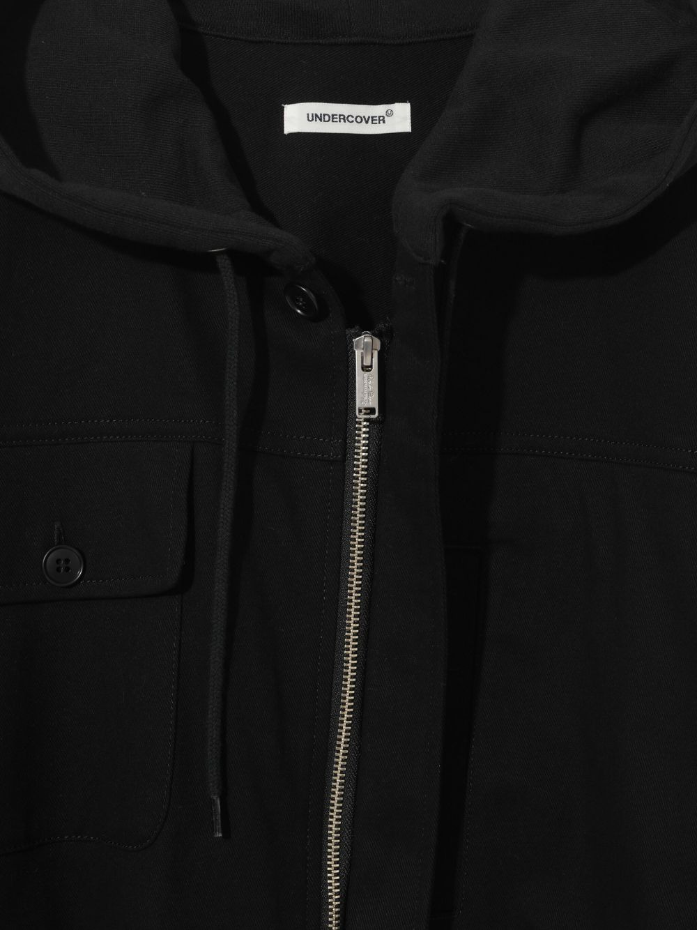 hooded zip-front shirt - 4