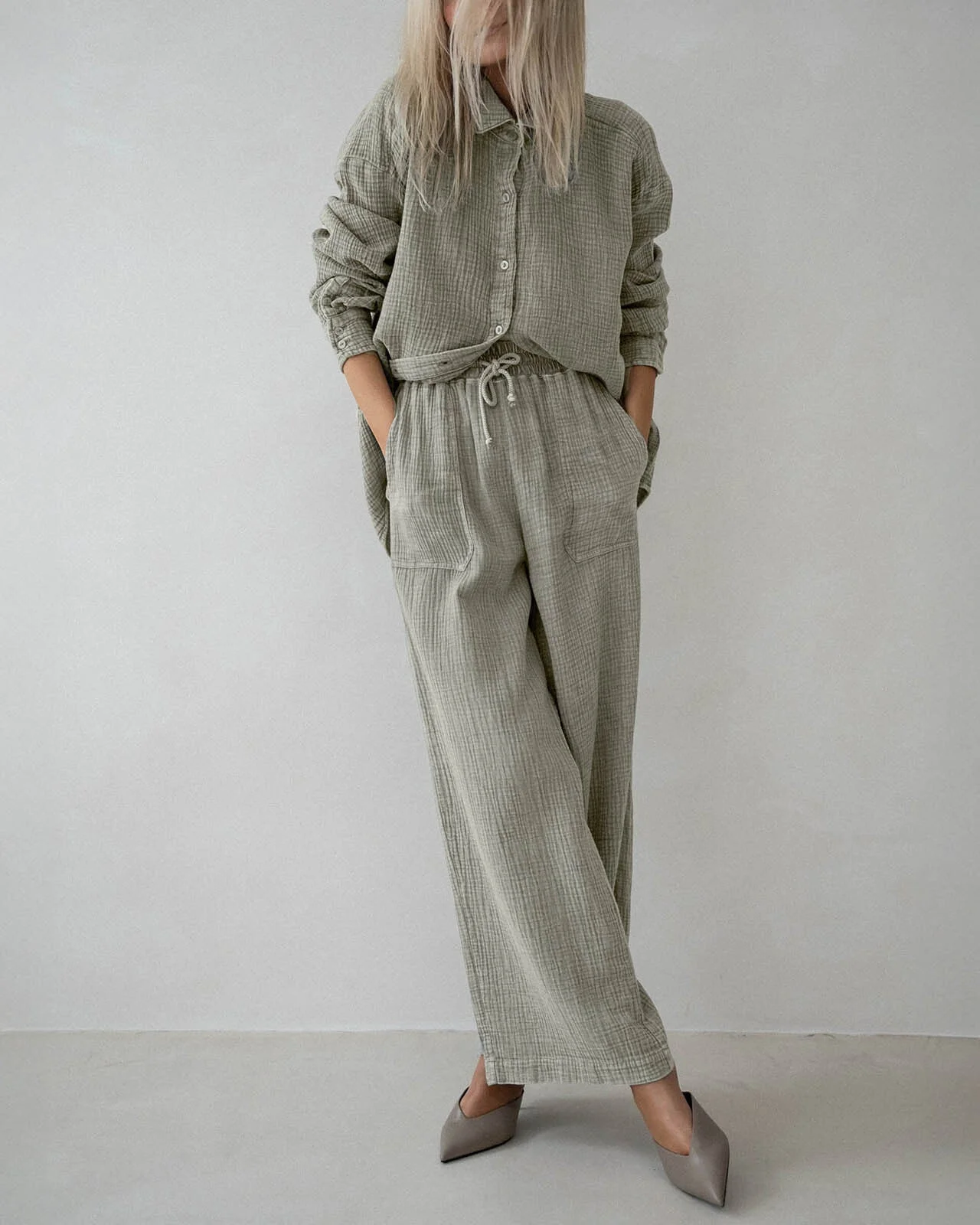 Ava Gauze Pant - 1