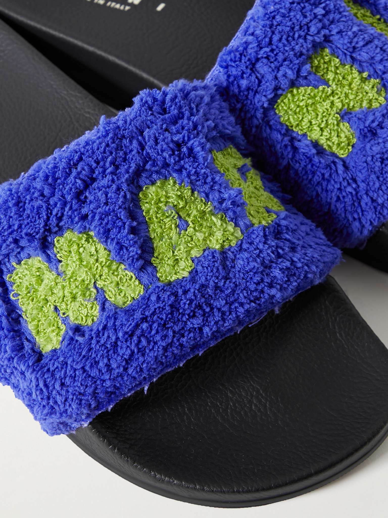 Logo-Detailed Terry Slides - 6