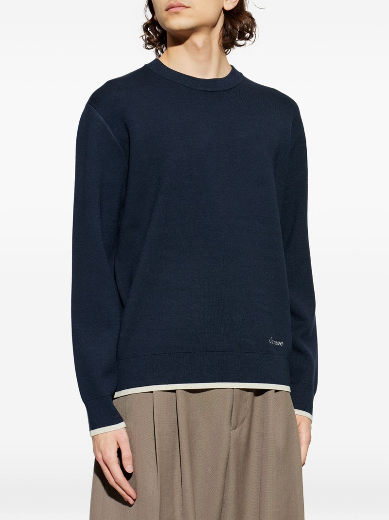 crewneck logo sweater 3