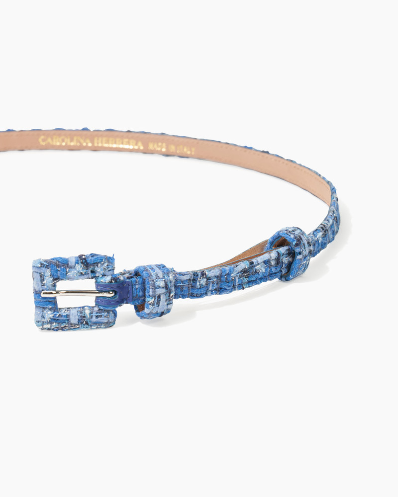 Tweed Skinny Belt 4