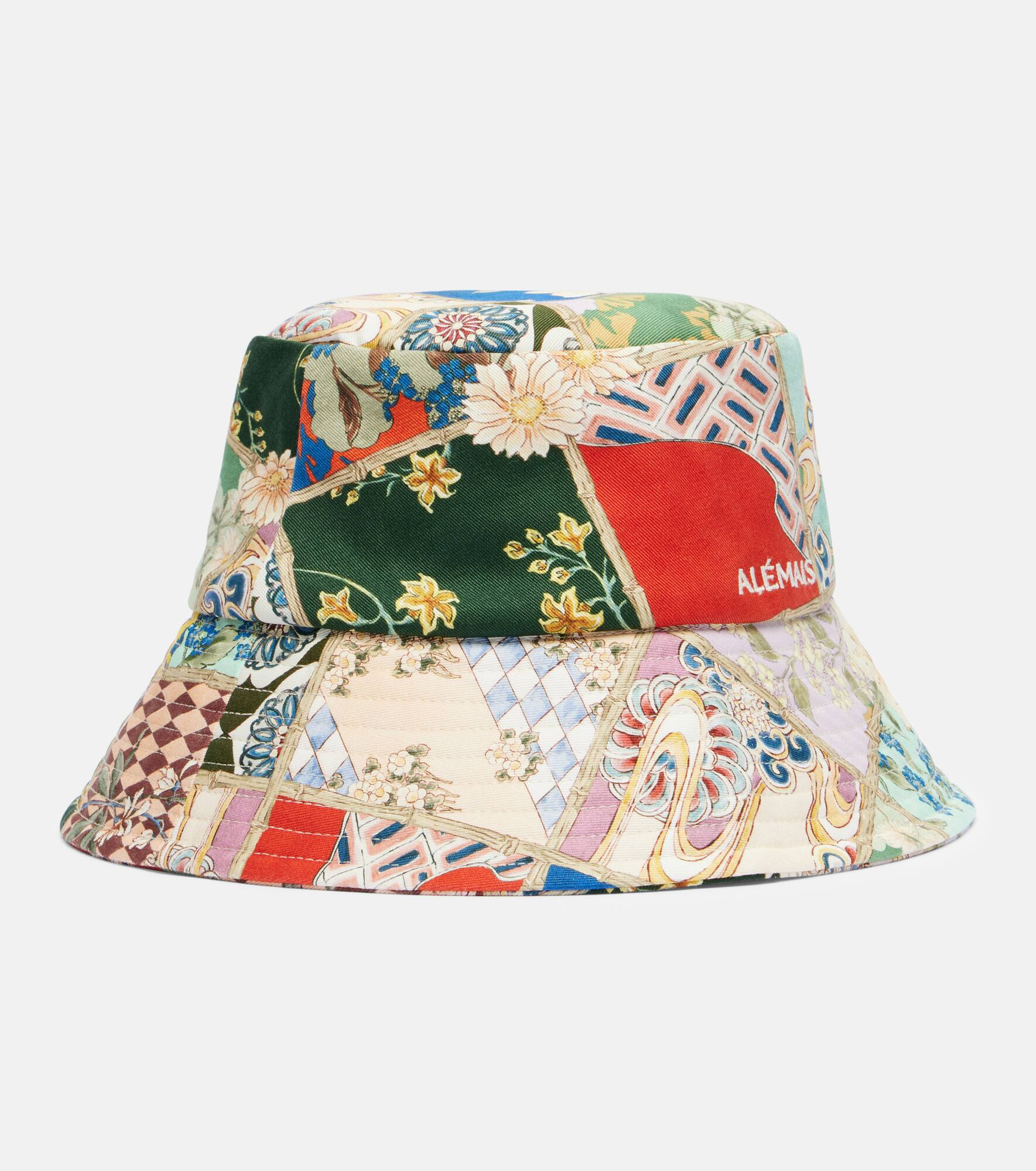Bianca floral cotton drill bucket hat - 4