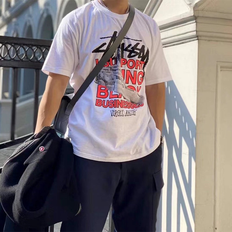 Stussy x OFF-WHITE Virgil Abloh World Tour Tee 3903640 - 4