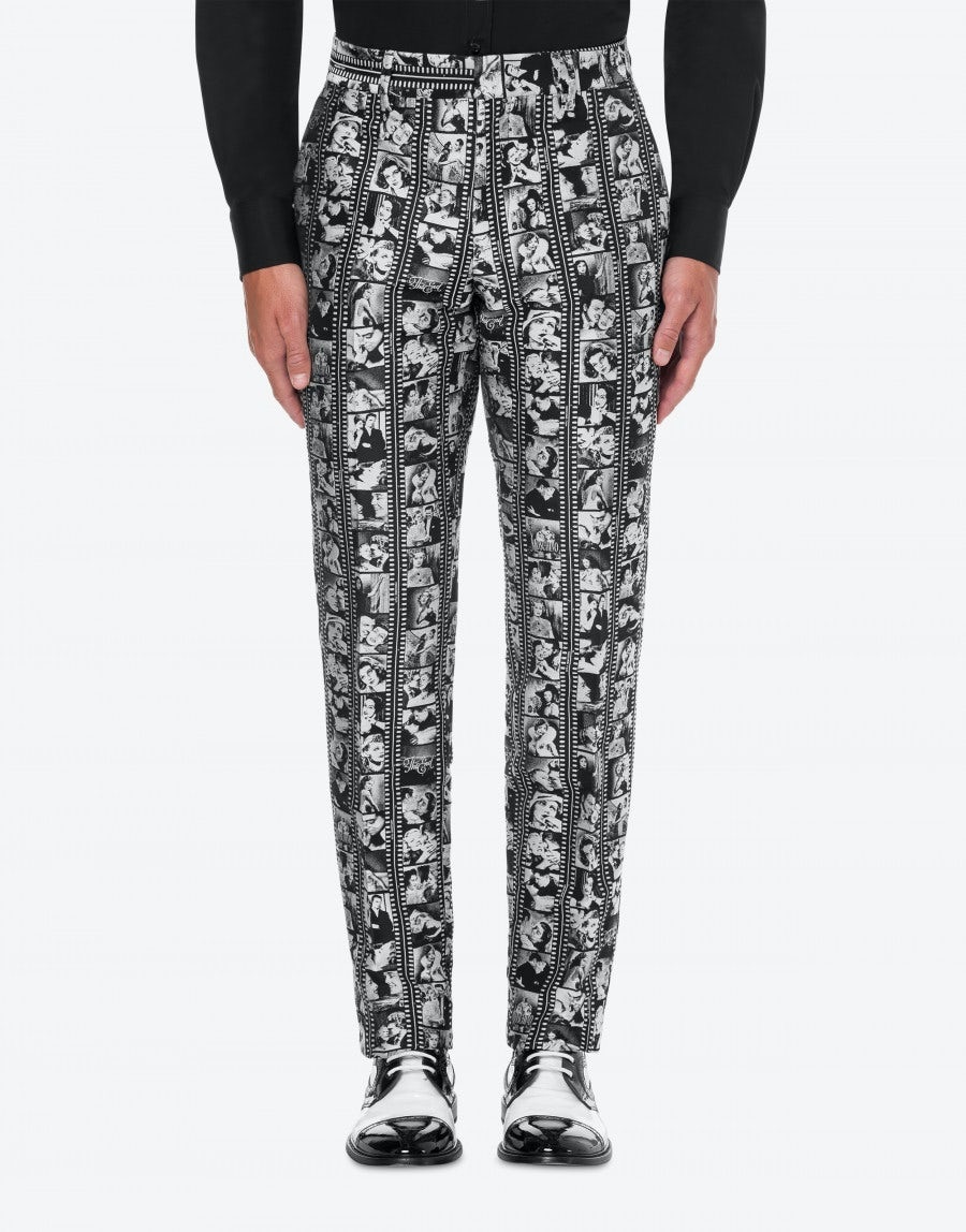 FILMSTRIP JACQUARD TROUSERS - 2