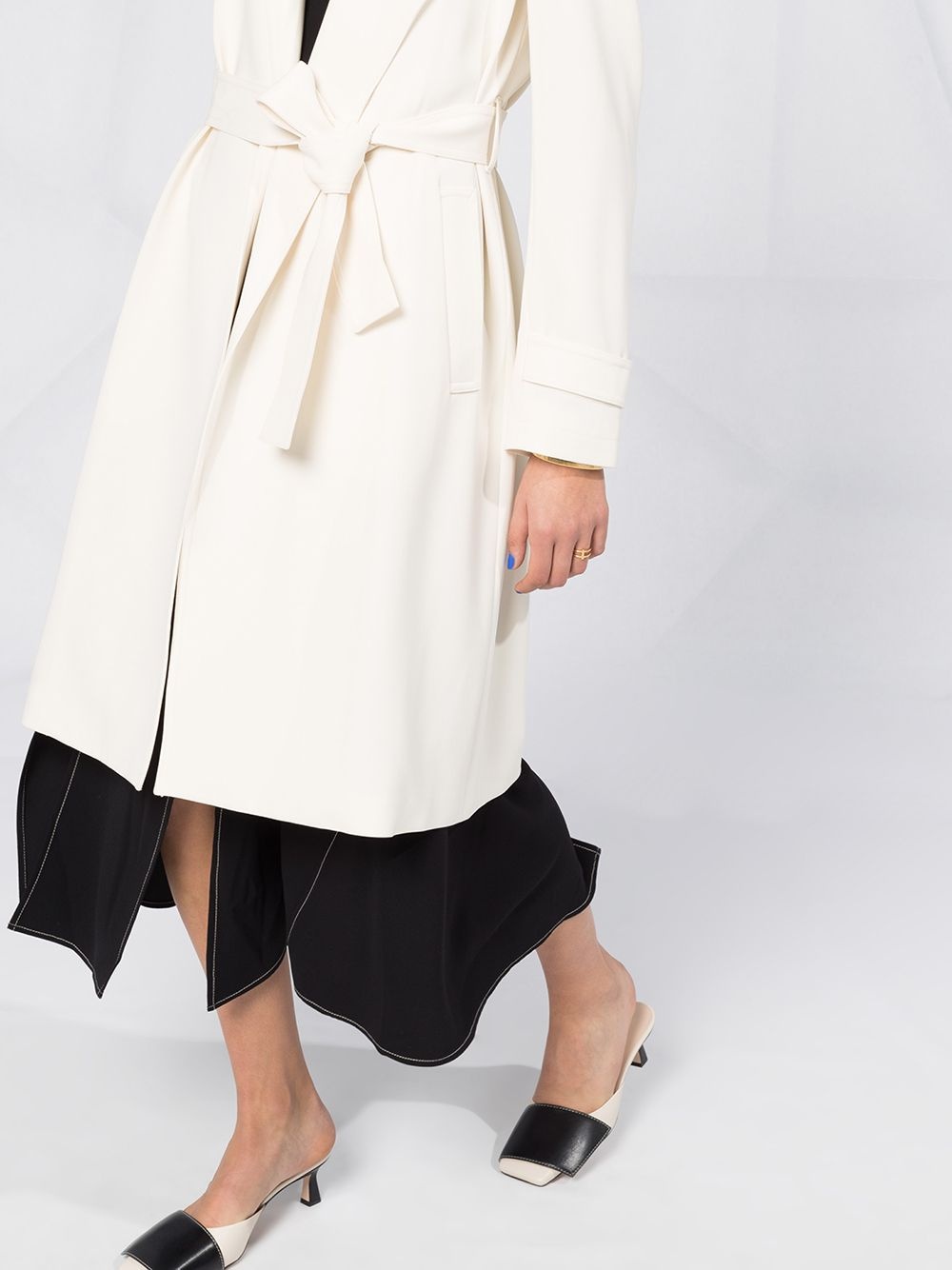 belted trench coat - 5