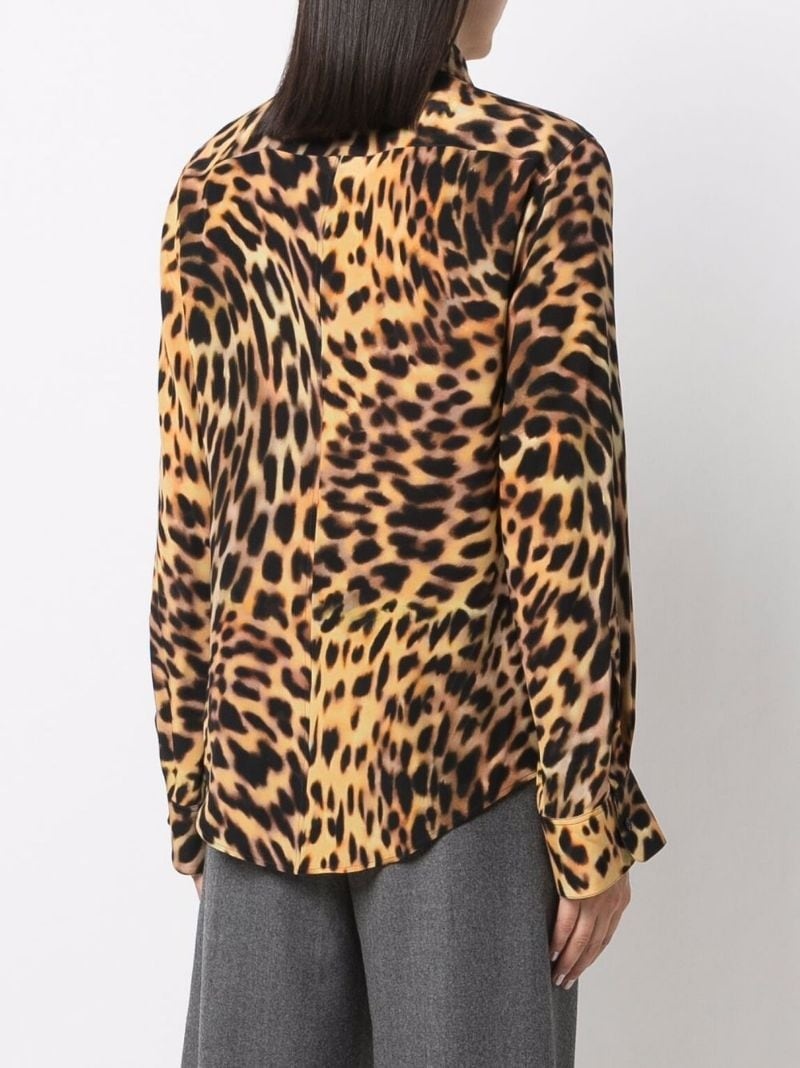 all-over leopard-print shirt - 4