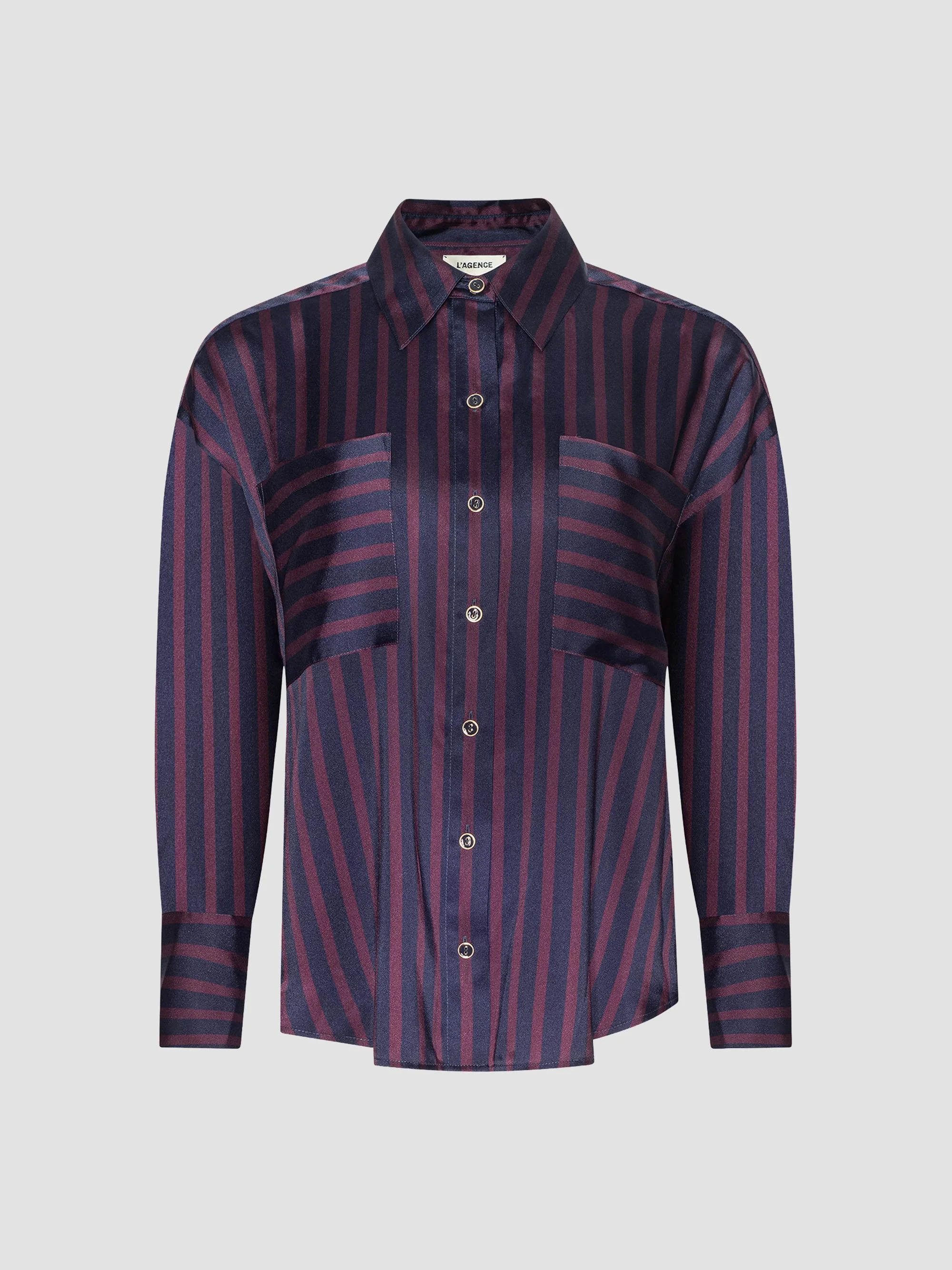 Women's Eliora Relaxed Blouse - Midnight Deep Sangria - 1