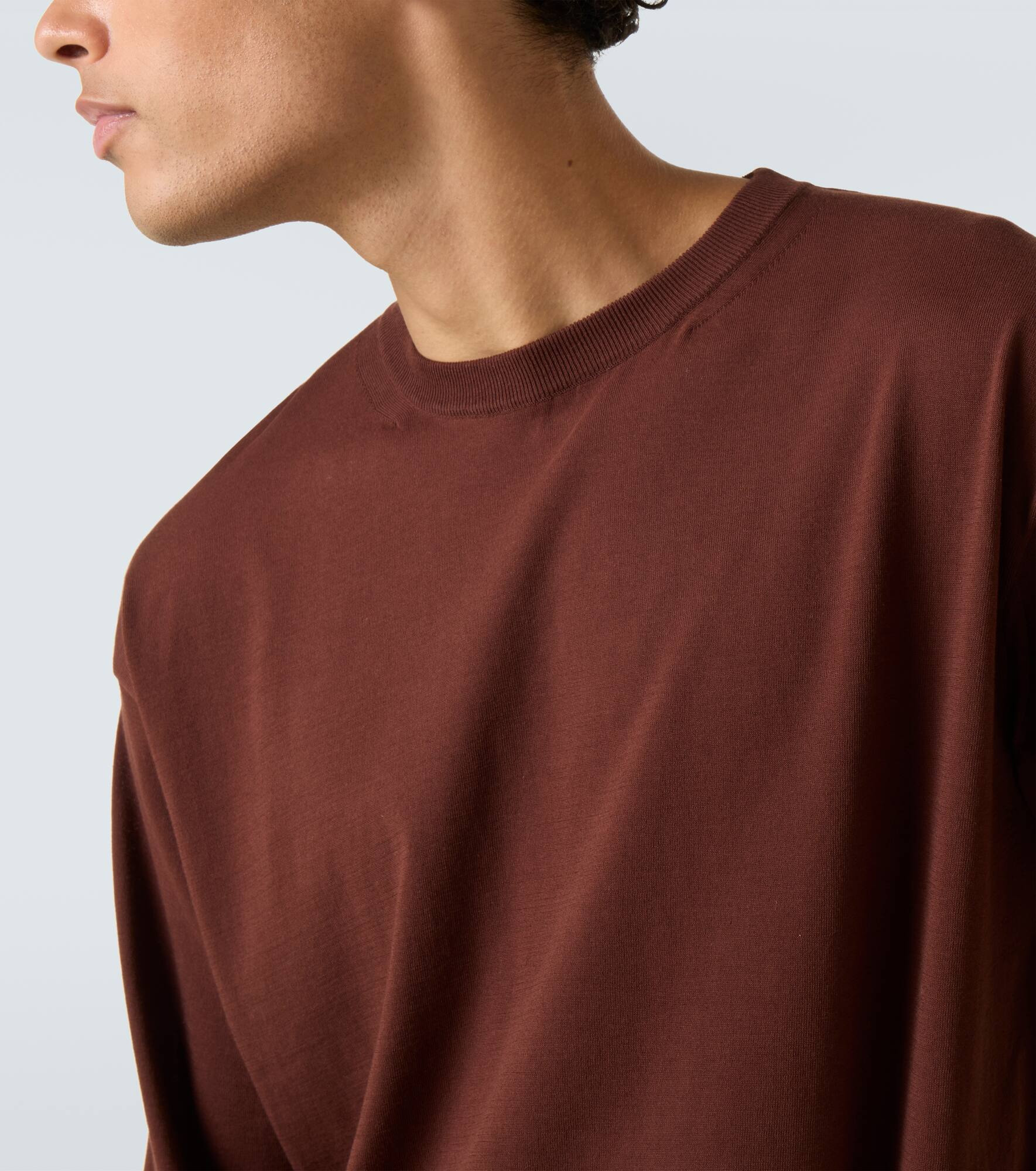 Knitted cotton sweatshirt - 5