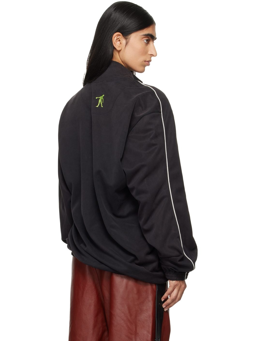 Black Zombie Silhouette Track Jacket - 3