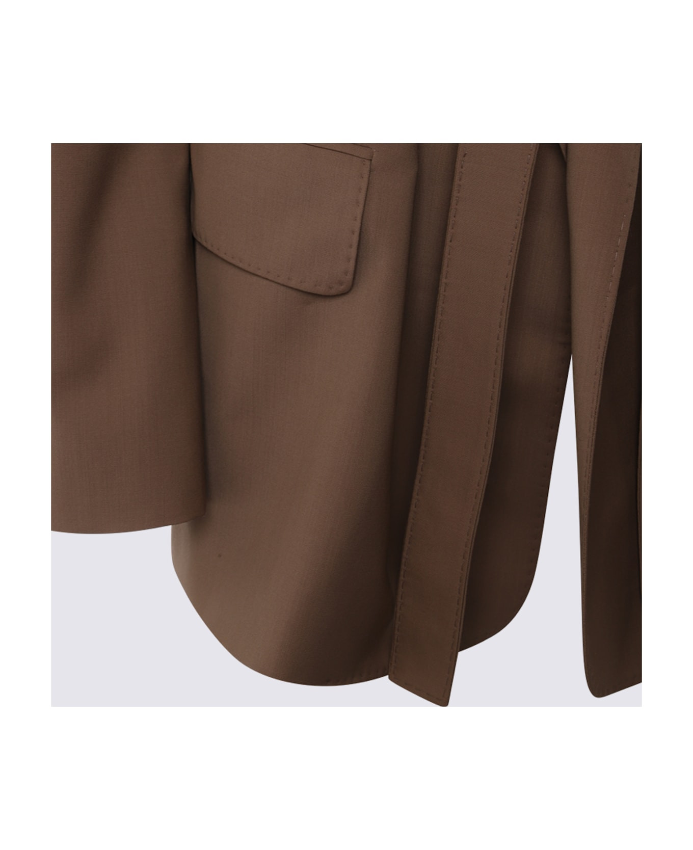 Beige Wool Talento Blazer - 4