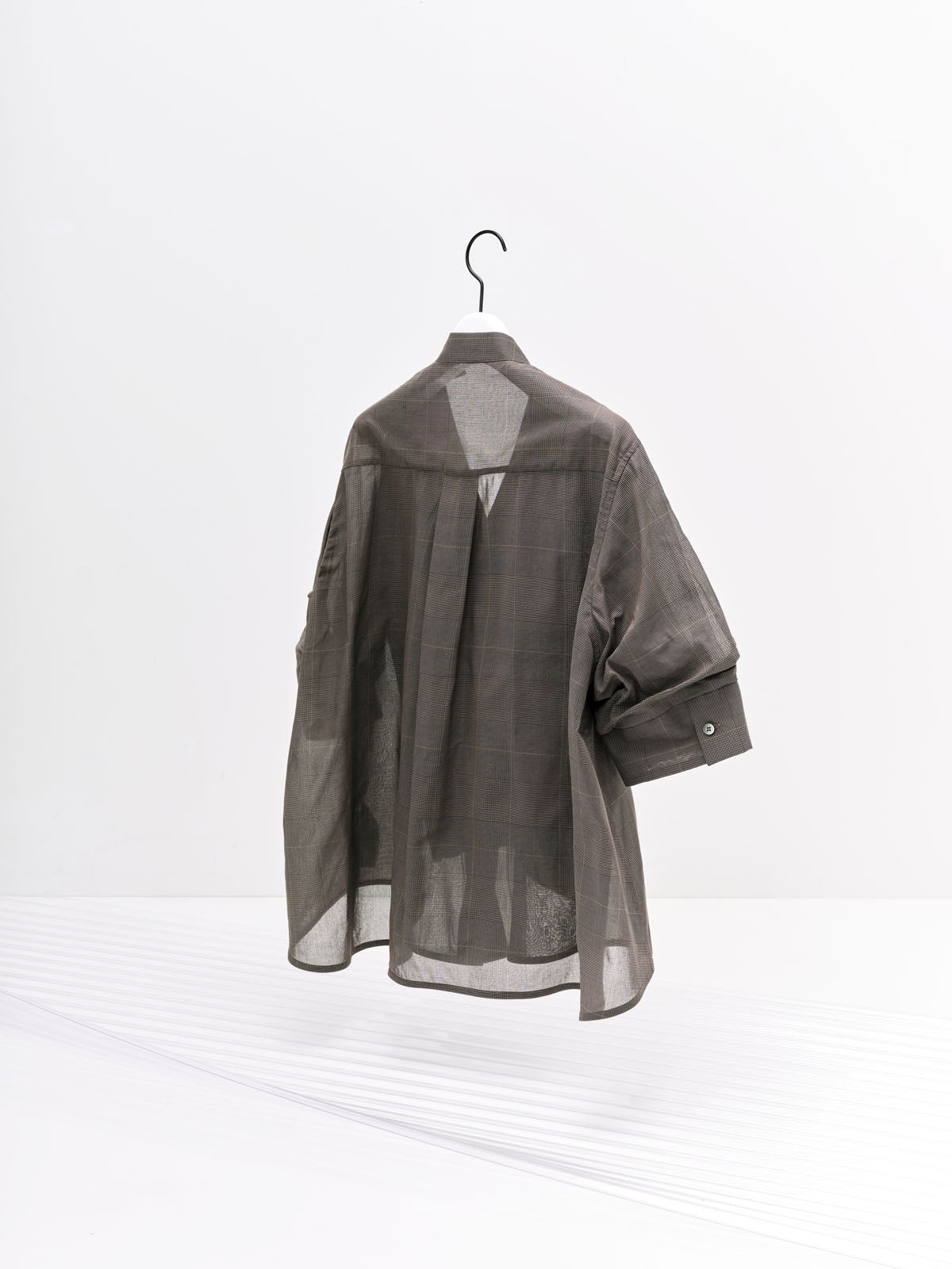High Twist Voile x Knit Cardigan - 5