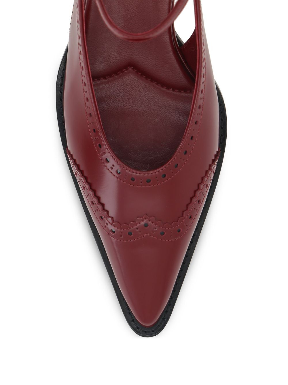 35mm slingback brogue pumps - 4