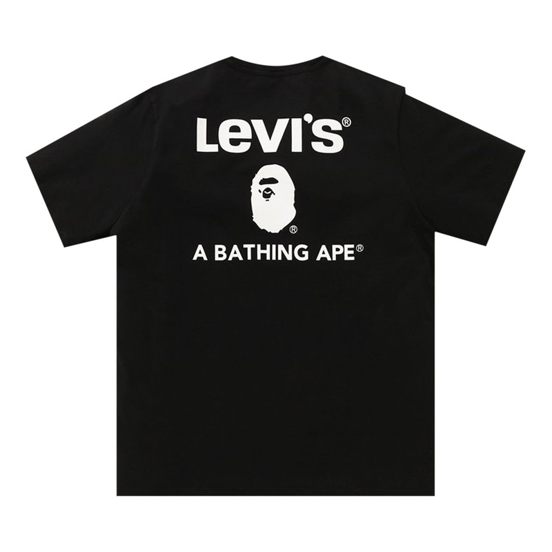 A BATHING APE® BAPE x Levi's Tee 'Black' outlook