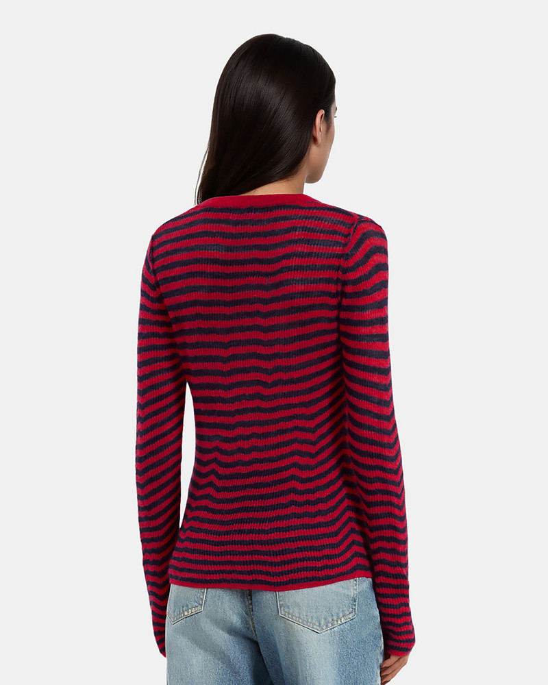 STRIPED MOHAIR SWEATER 3