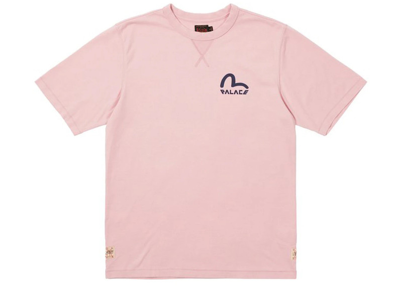 PALACE Palace x Evisu Seagull T-shirt Pink Nectar outlook