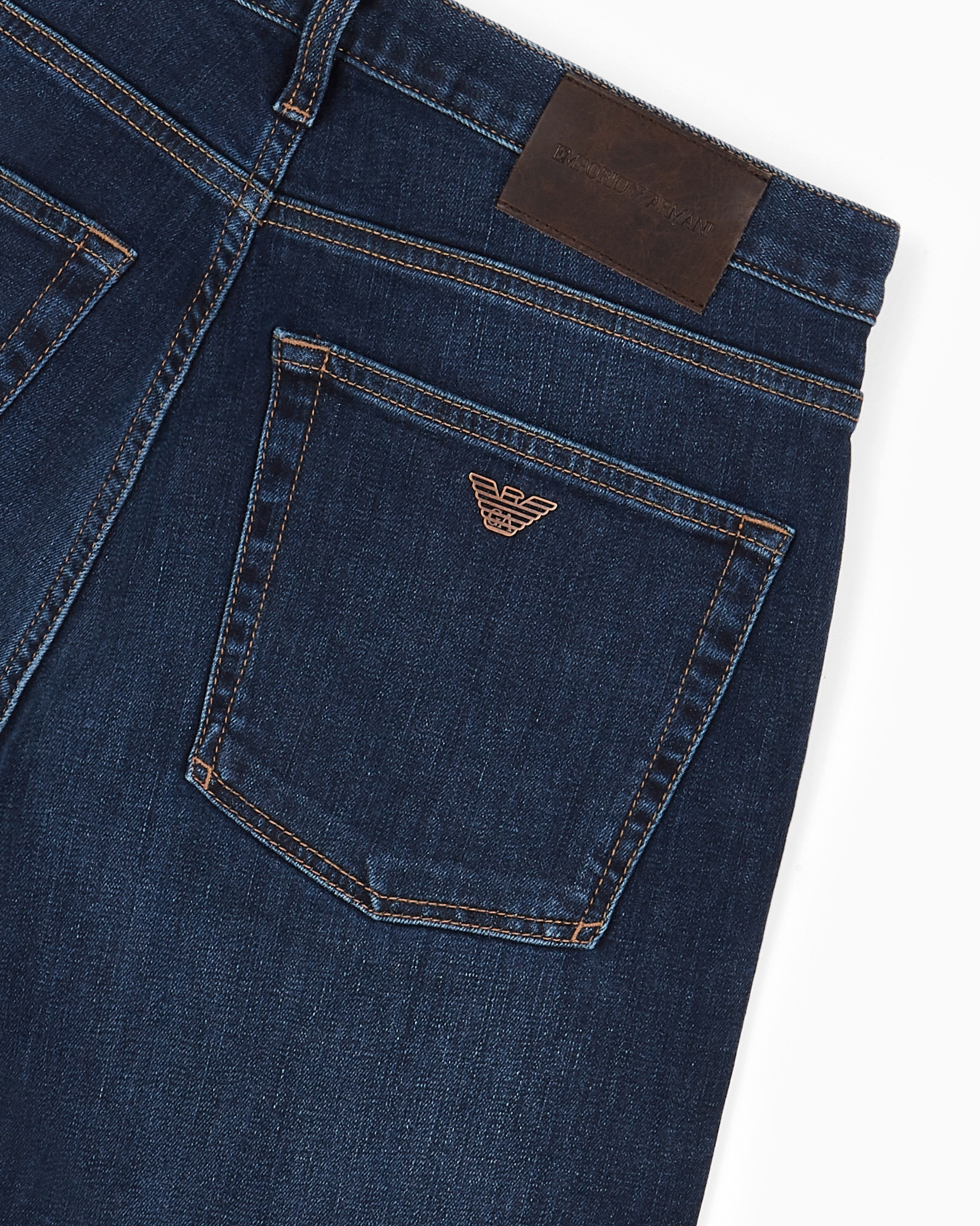 J45 Regular-fit, washed twill 11.5 oz comfort-denim jeans - 6