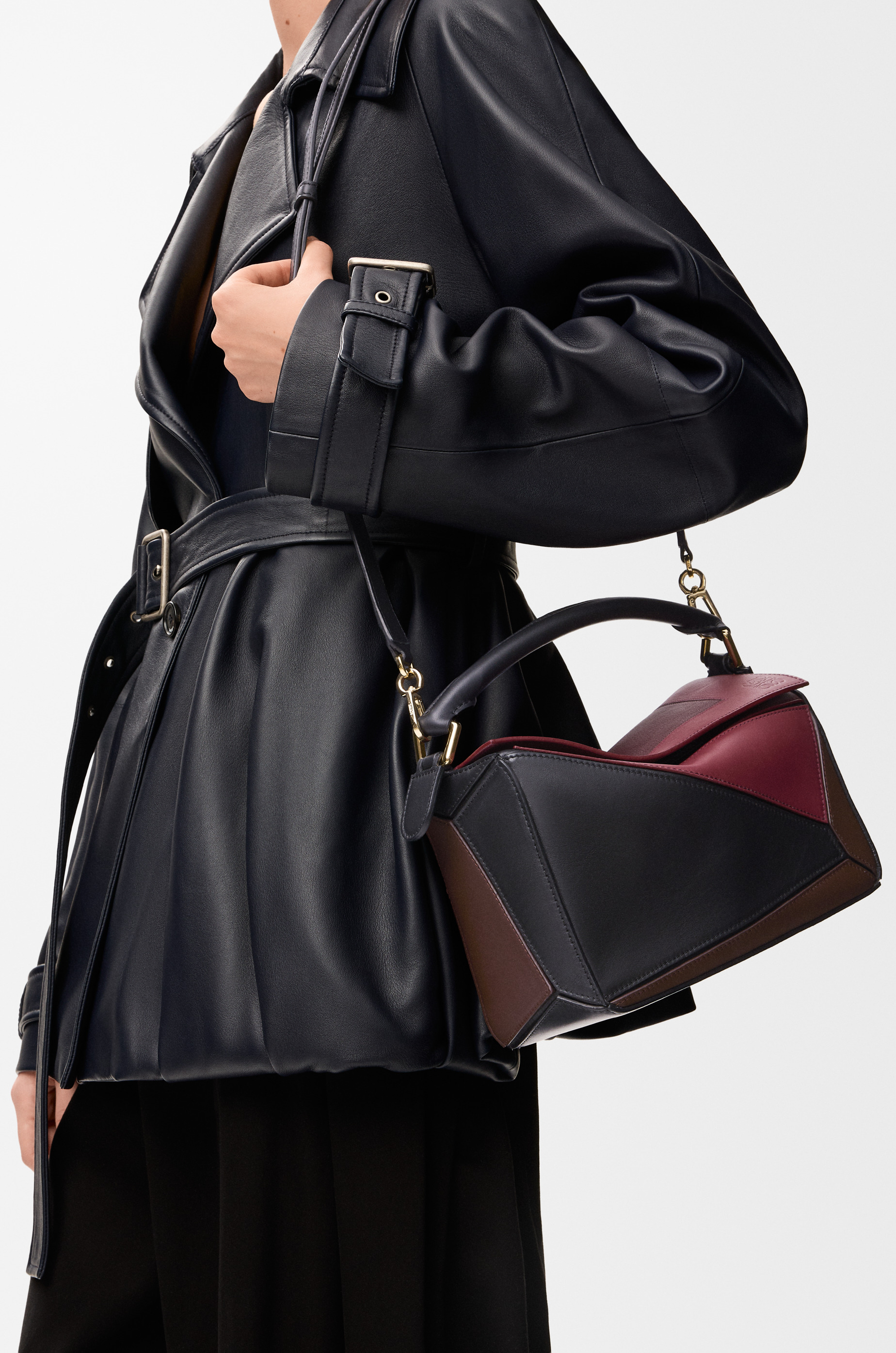 Small Puzzle bag in nappa calfskin - 2
