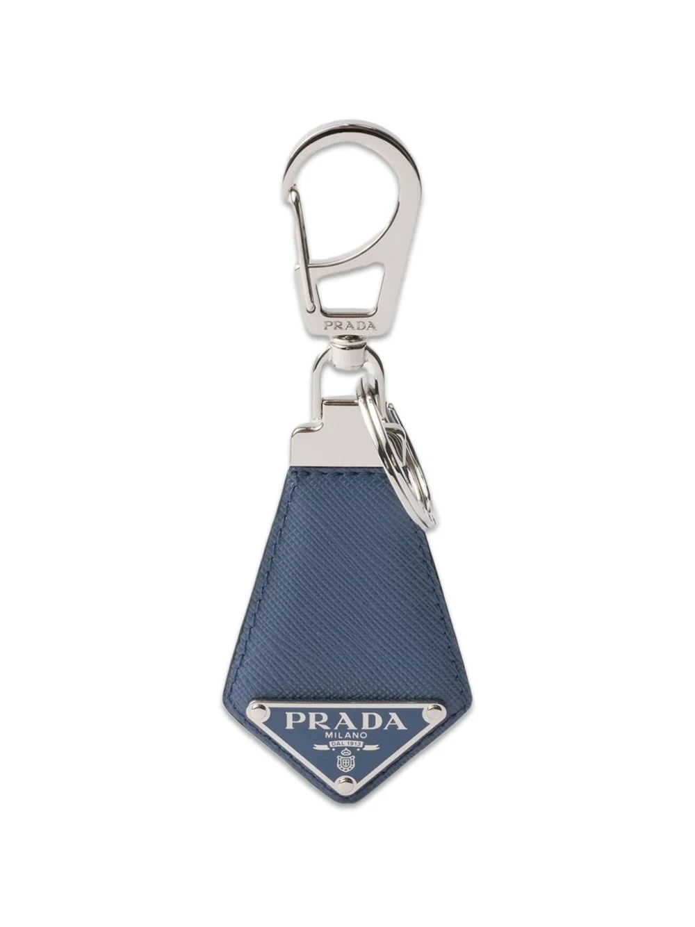Saffiano leather keychain - 1