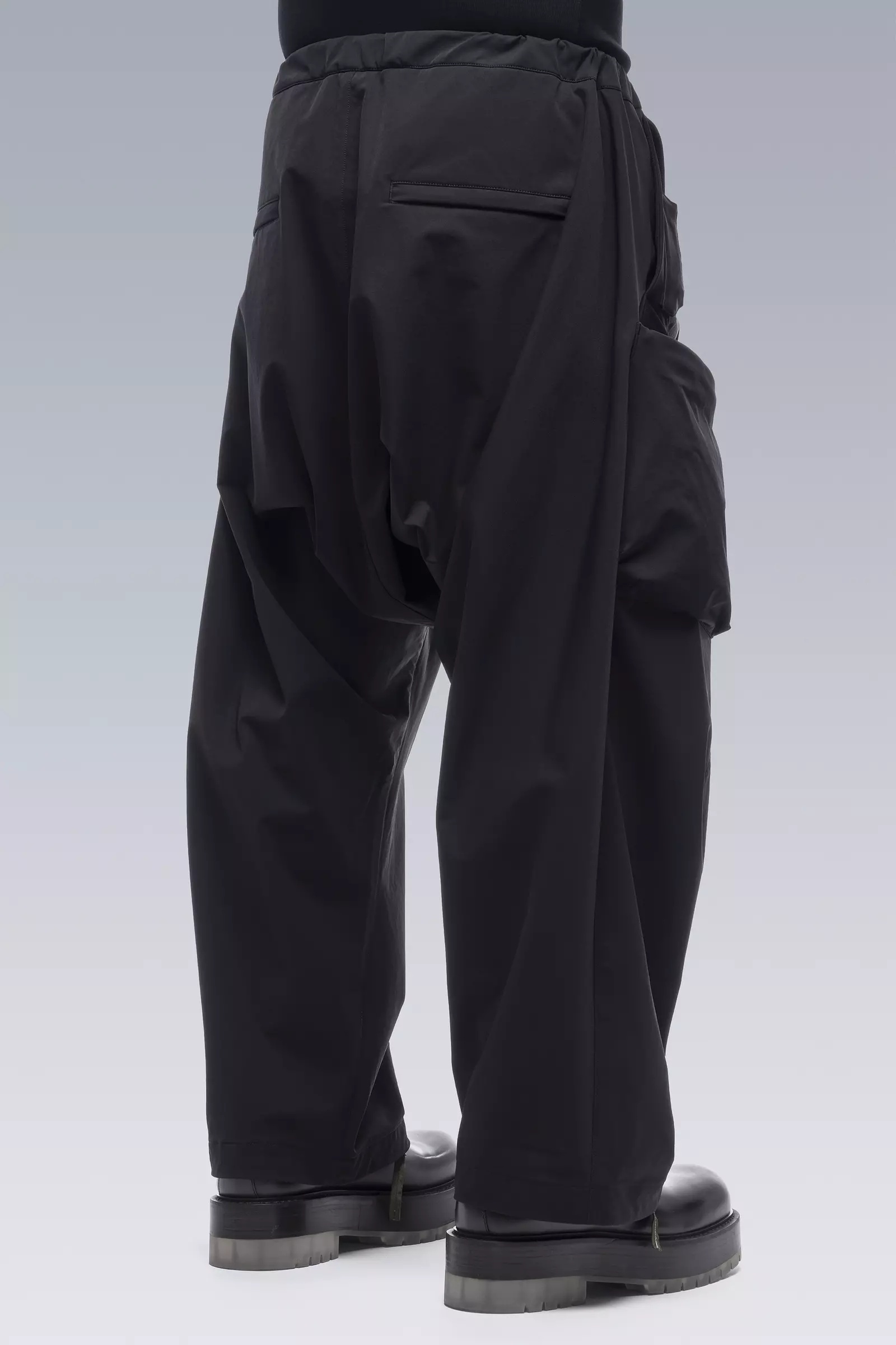 P30AL-DS Schoeller® Dryskin™ Ultrawide Drawcord Cargo Trouser Black - 6