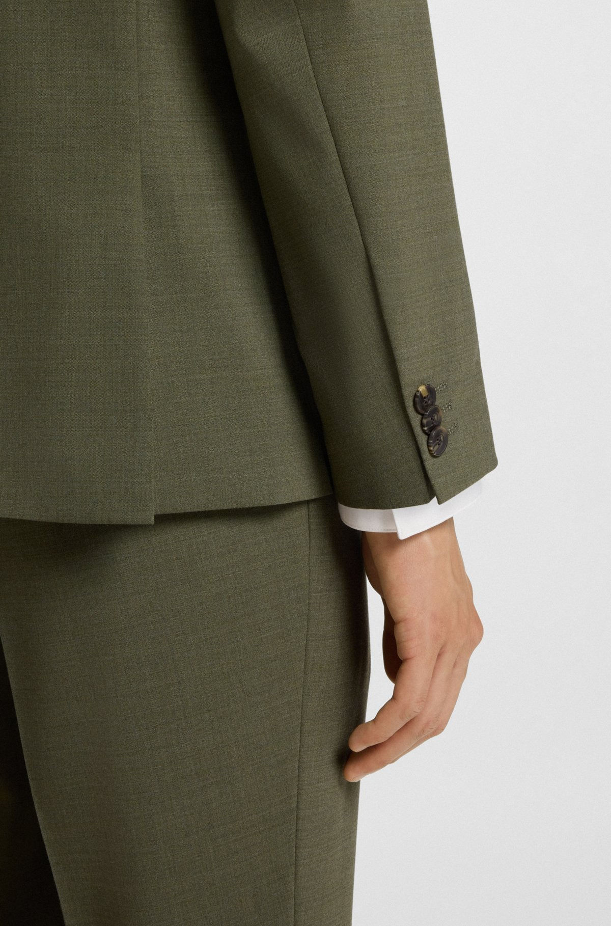 EXTRA-SLIM-FIT SUIT JACKET IN PERFORMANCE-STRETCH DOBBY - 6