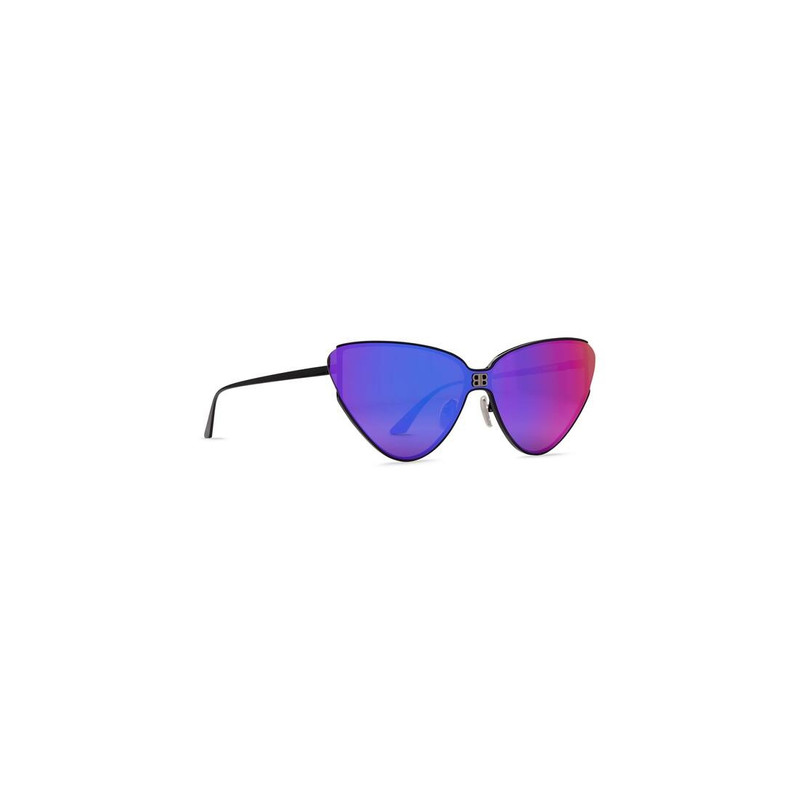 BALENCIAGA Shield 2.0 Cat Sunglasses in Pink outlook