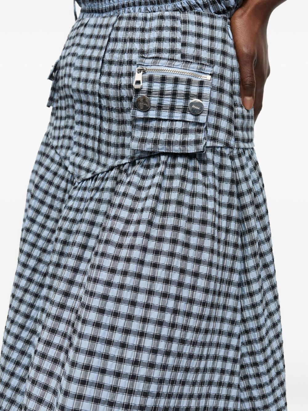 checkered skirt - 5