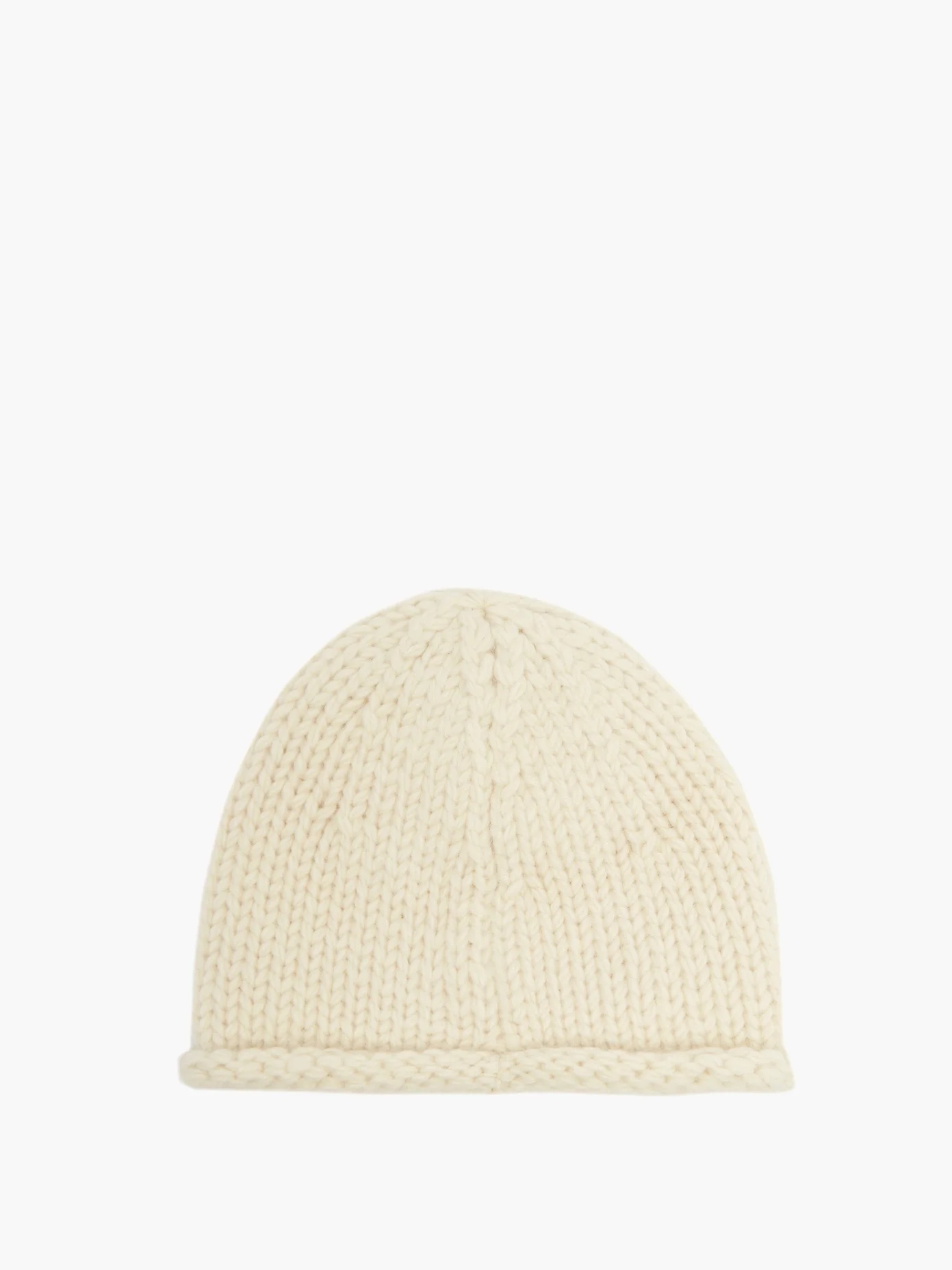 Rolled-hem wool-blend beanie - 4