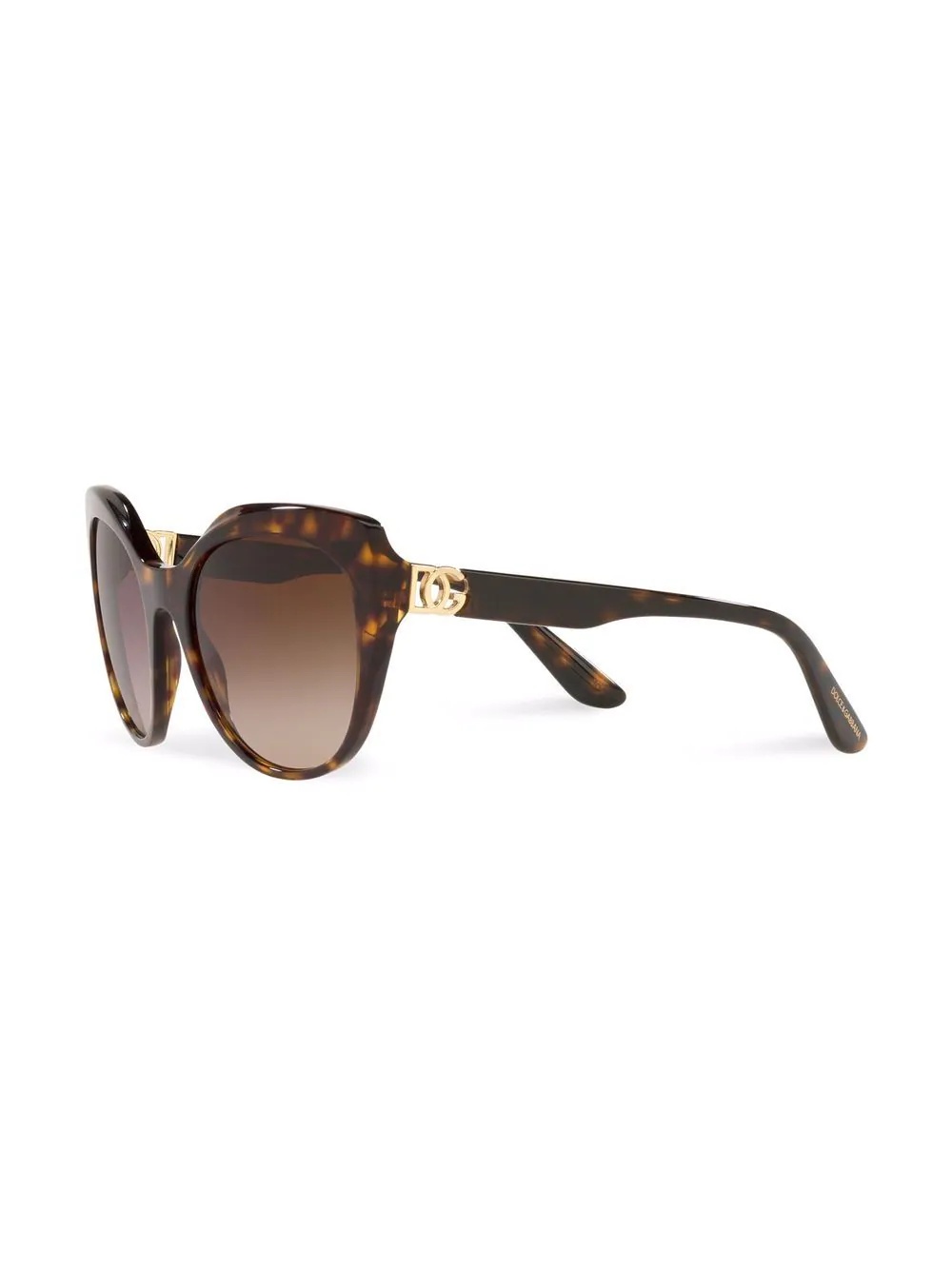 tortoise round-frame sunglasses - 2