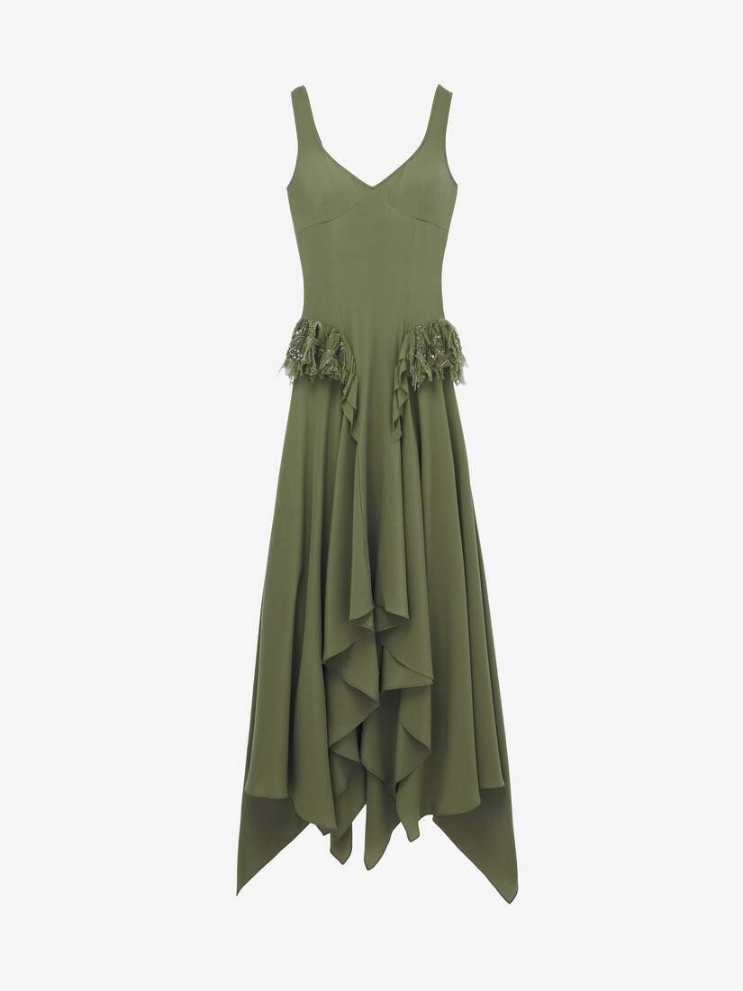 Draped Evening Dress - 1