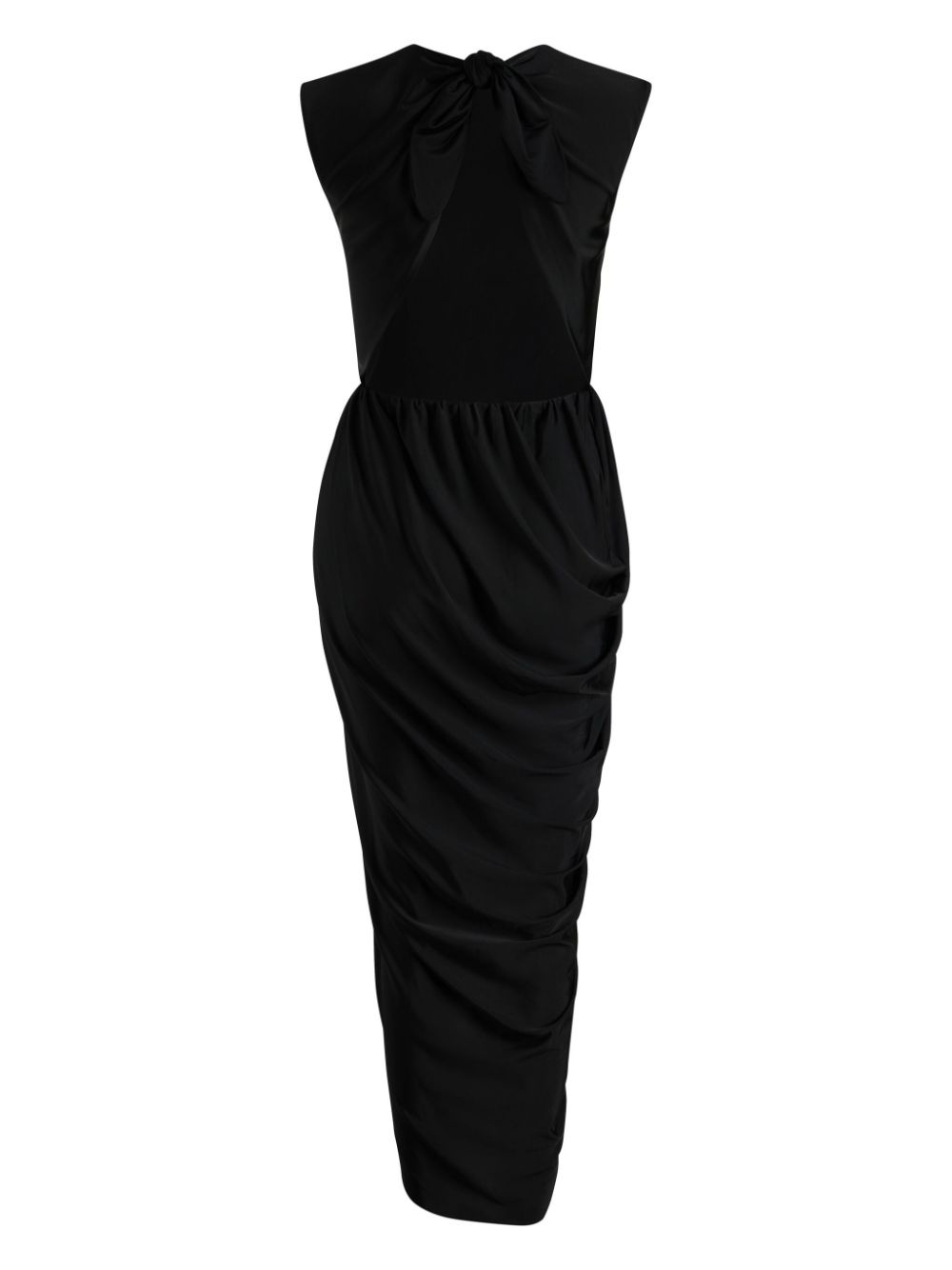 open-back midi dress - 5