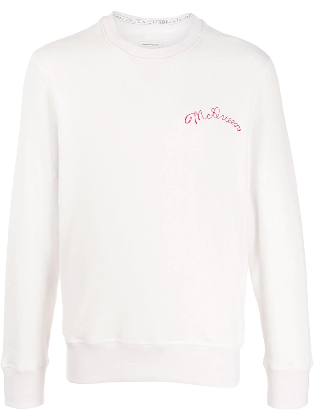 embroidered logo sweatshirt - 1