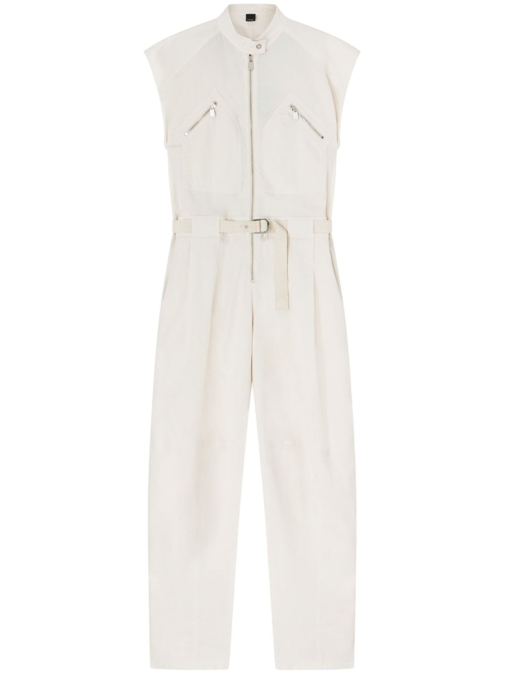 logo-print jumpsuit - 1