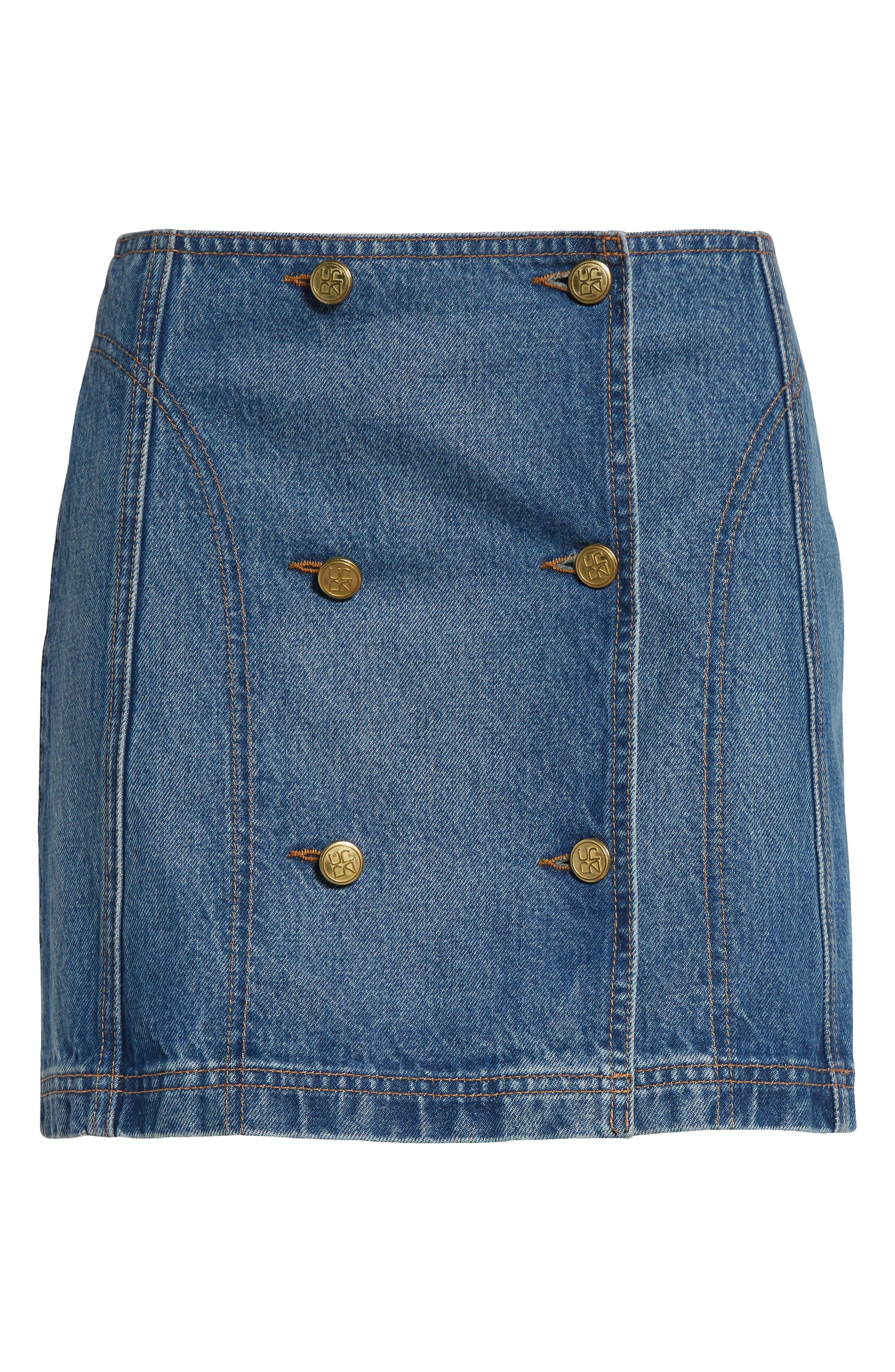Ulla Johnson The Clara Denim Miniskirt in Danube at Nordstrom - 6