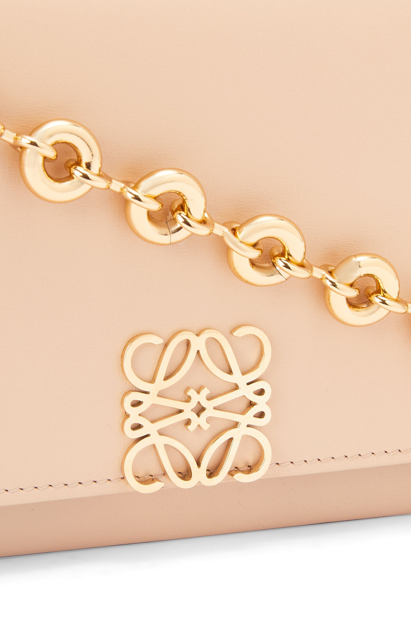 Goya Long Clutch in silk calfskin with chain 7