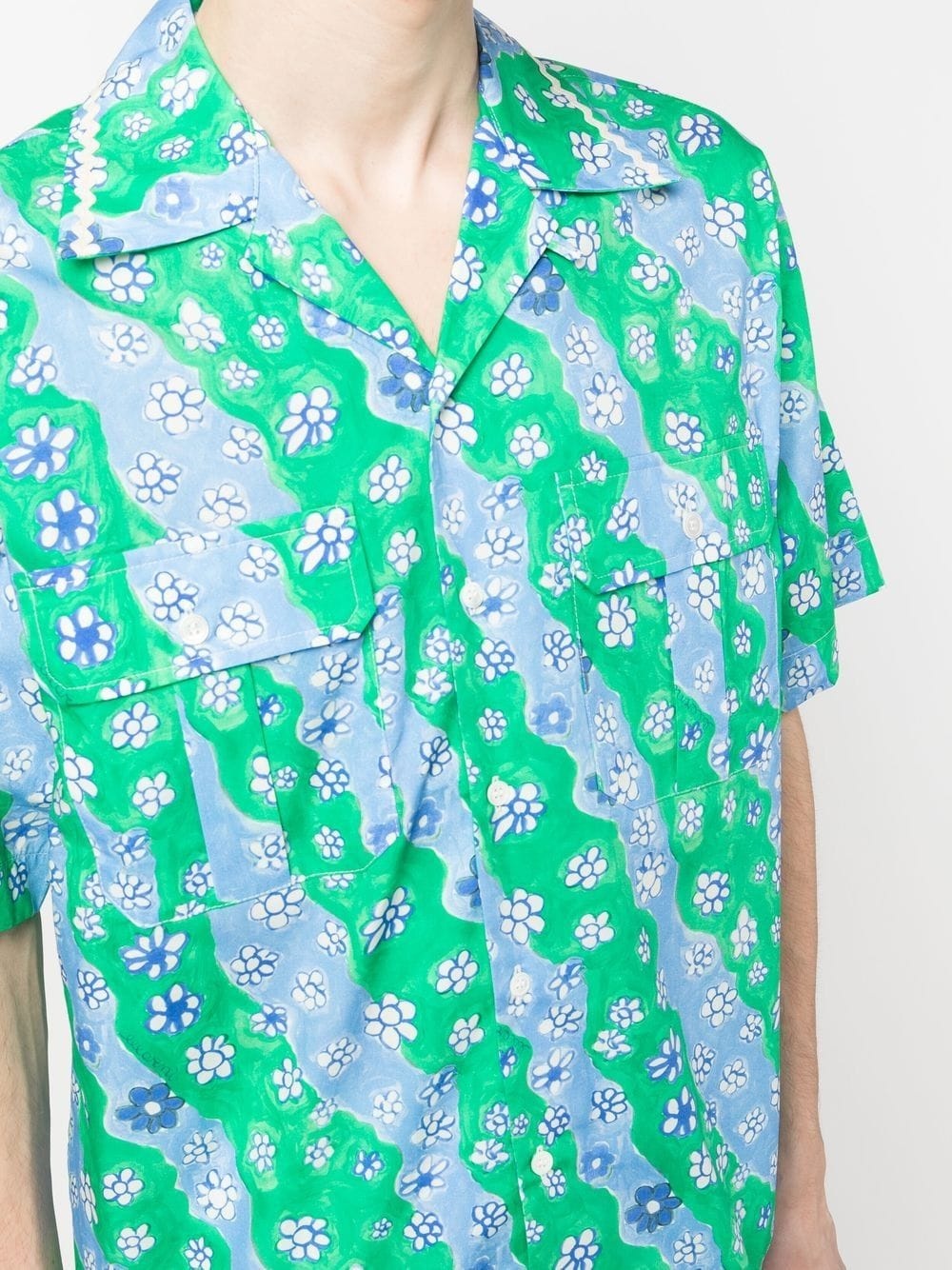 FLORAL-PRINT SHORT-SLEEVED SHIRT - 3