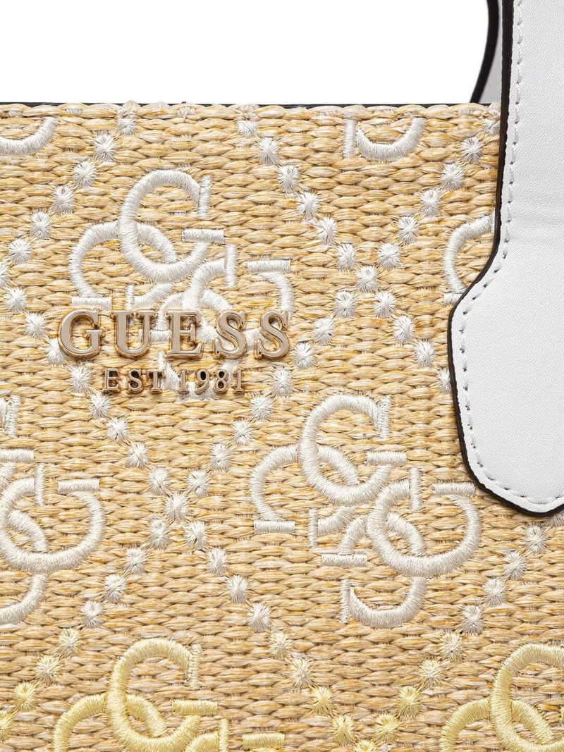 Silvana woven-logo tote bag 4