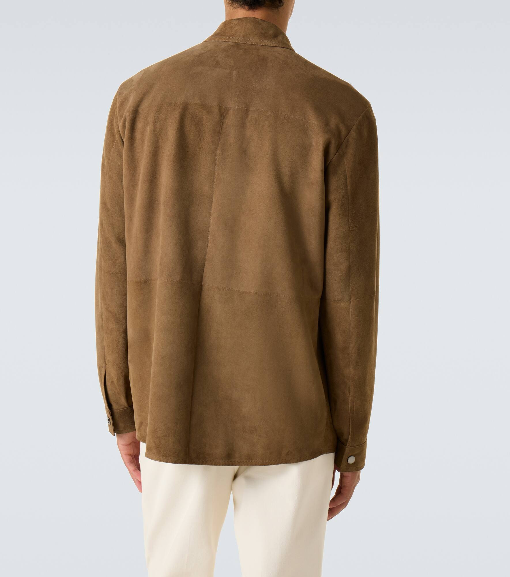 Suede overshirt - 4