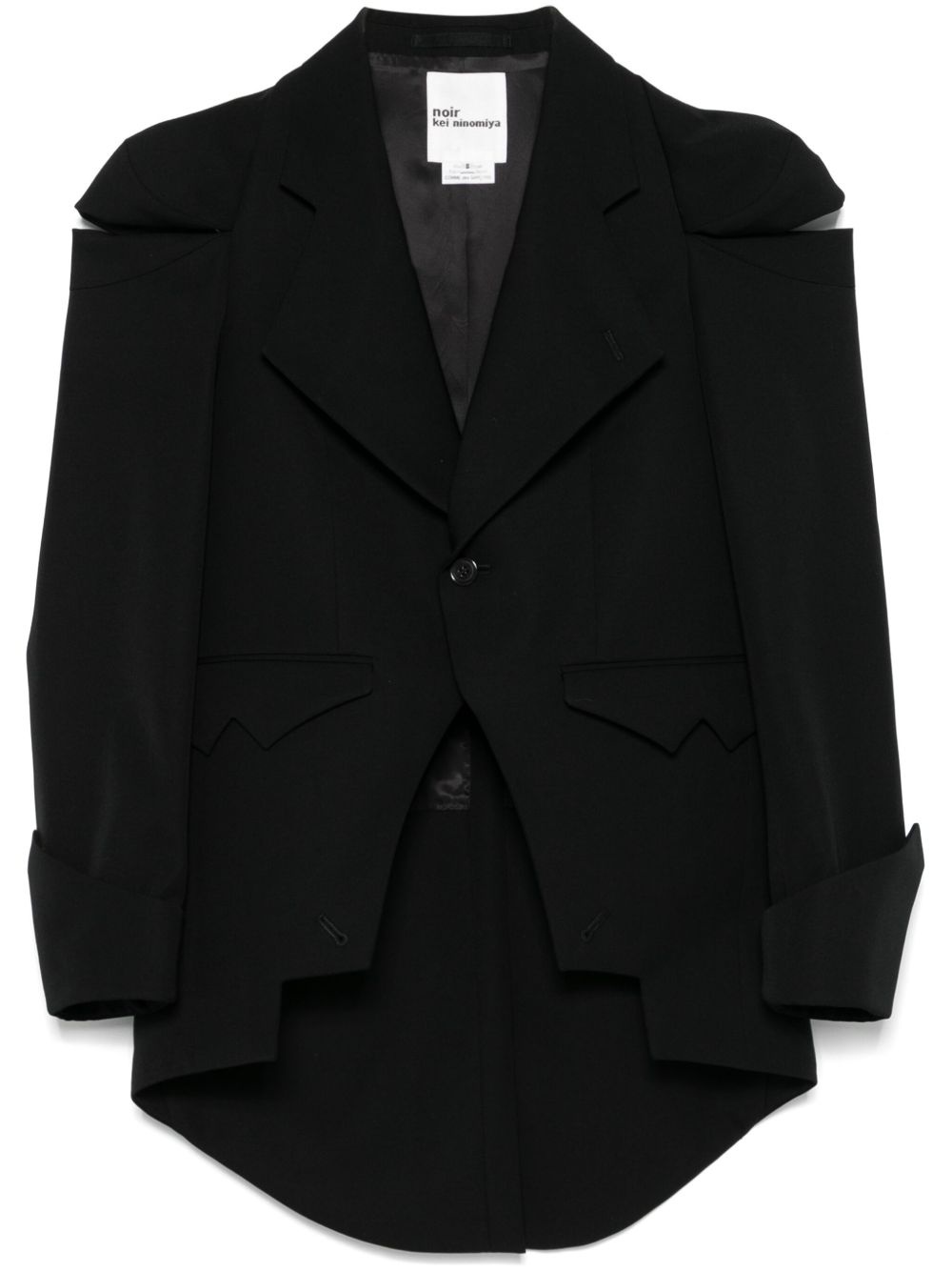 cut-out detailed jacket - 1