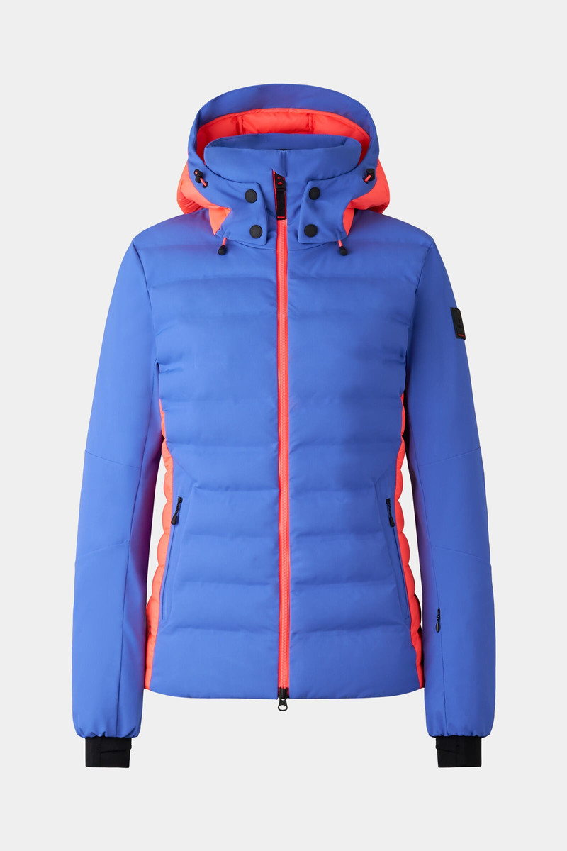 Janka ski jacket in Blue/Pink 1