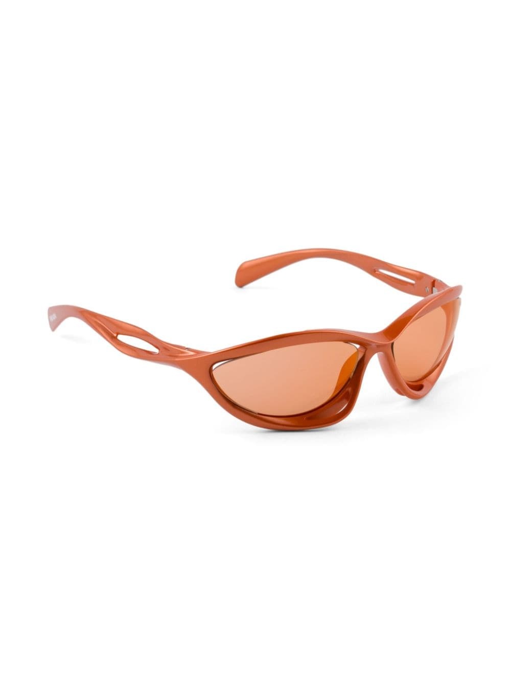 sculpted shield-frame sunglasses - 2