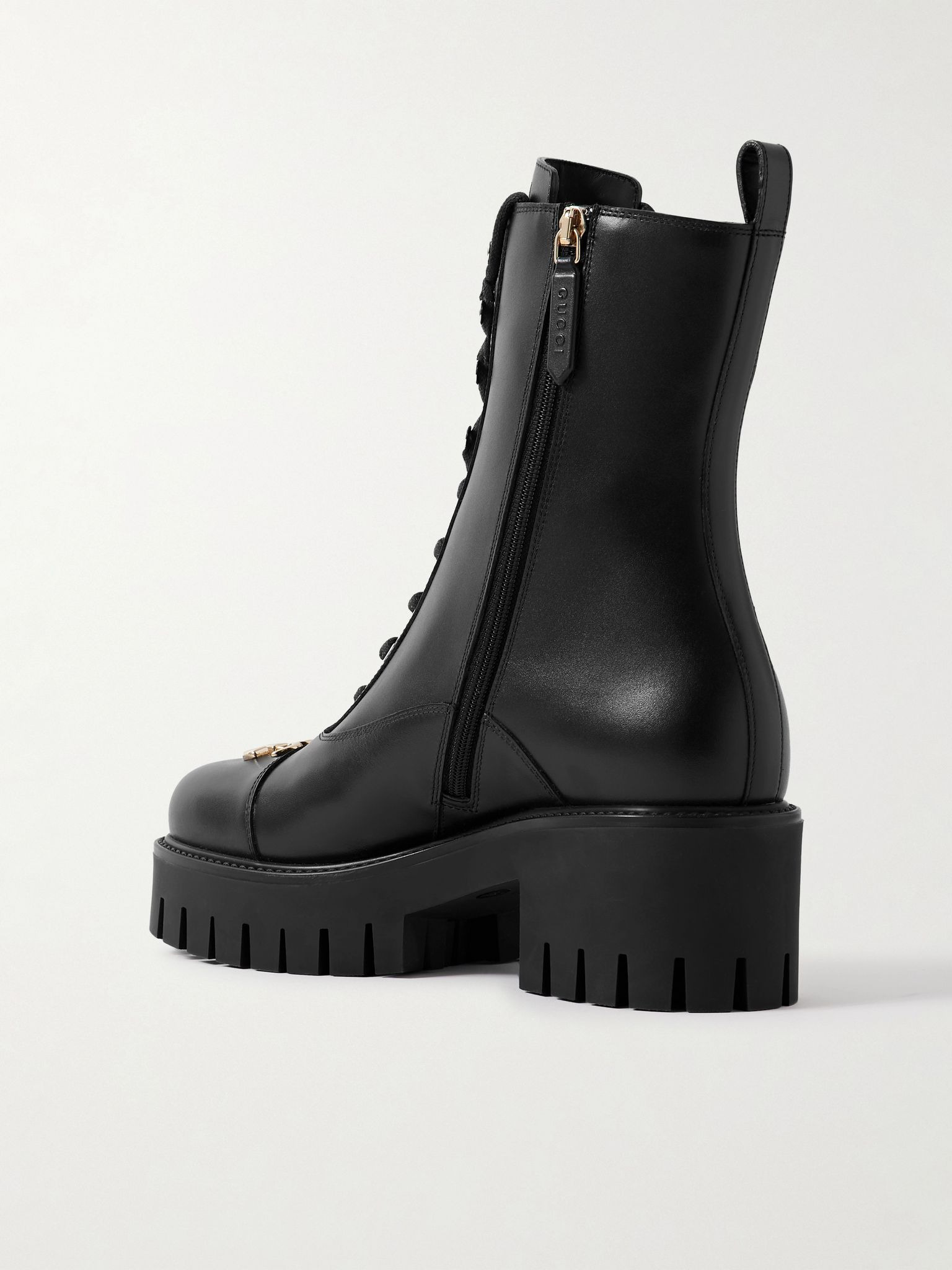 New Marmont embellished leather ankle boots Black - 3