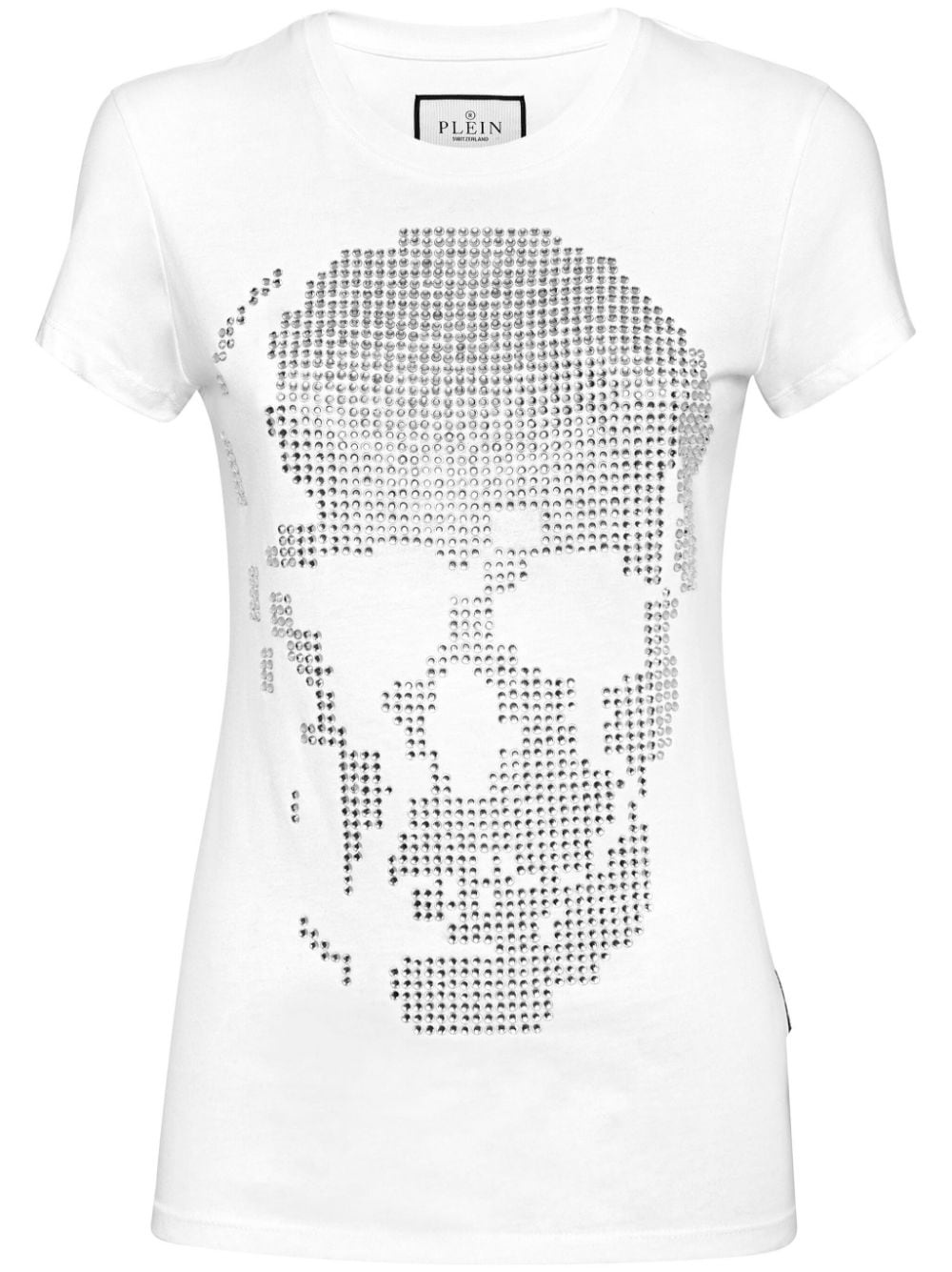 stud-embellished cotton T-shirt - 1