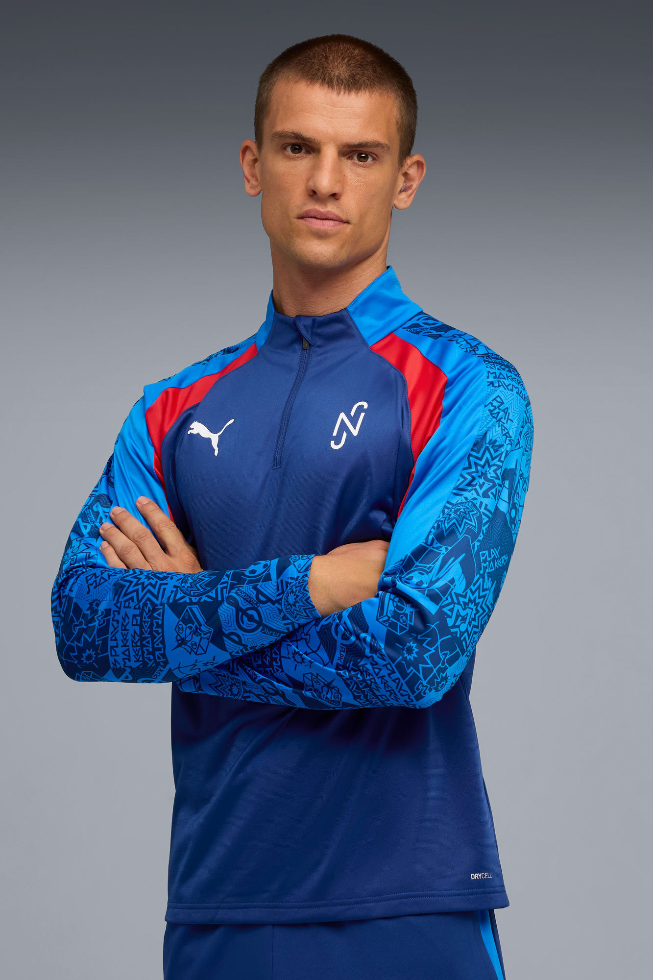 Neymar Jr. Playmaker Men's Quarter-Zip Soccer Jacket - 3