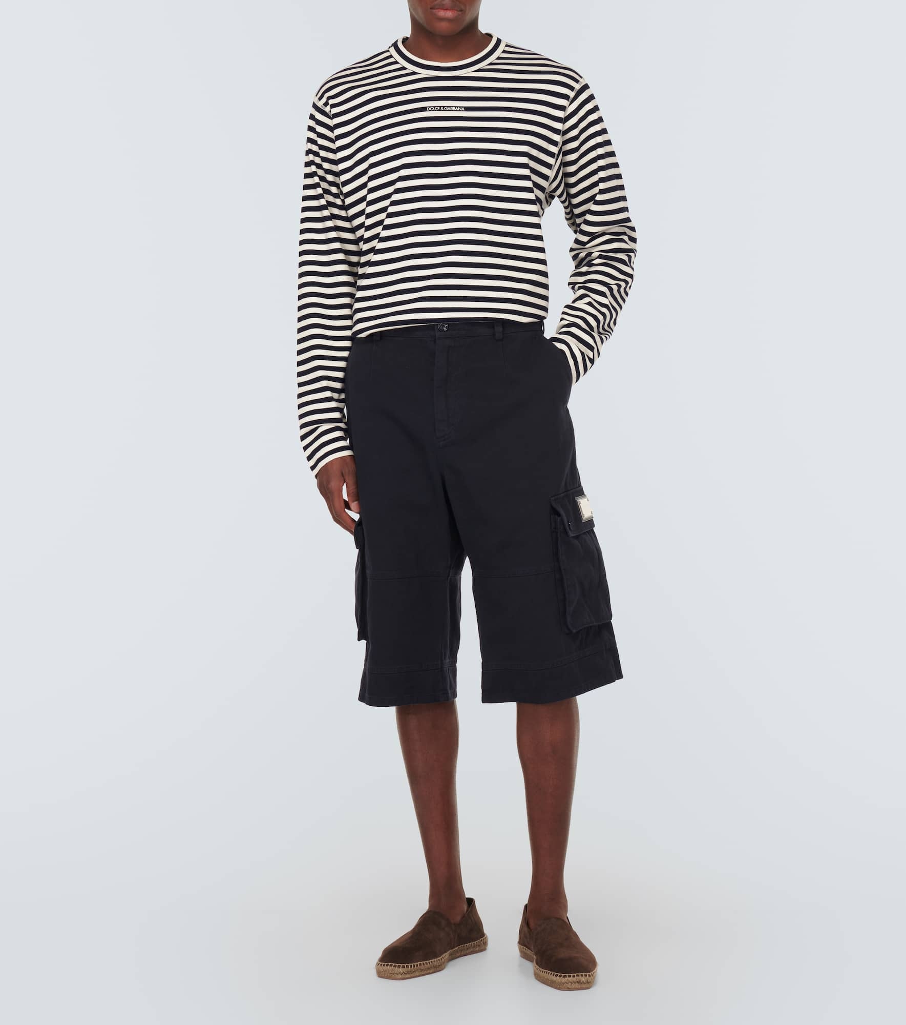 Striped cotton jersey T-shirt - 2
