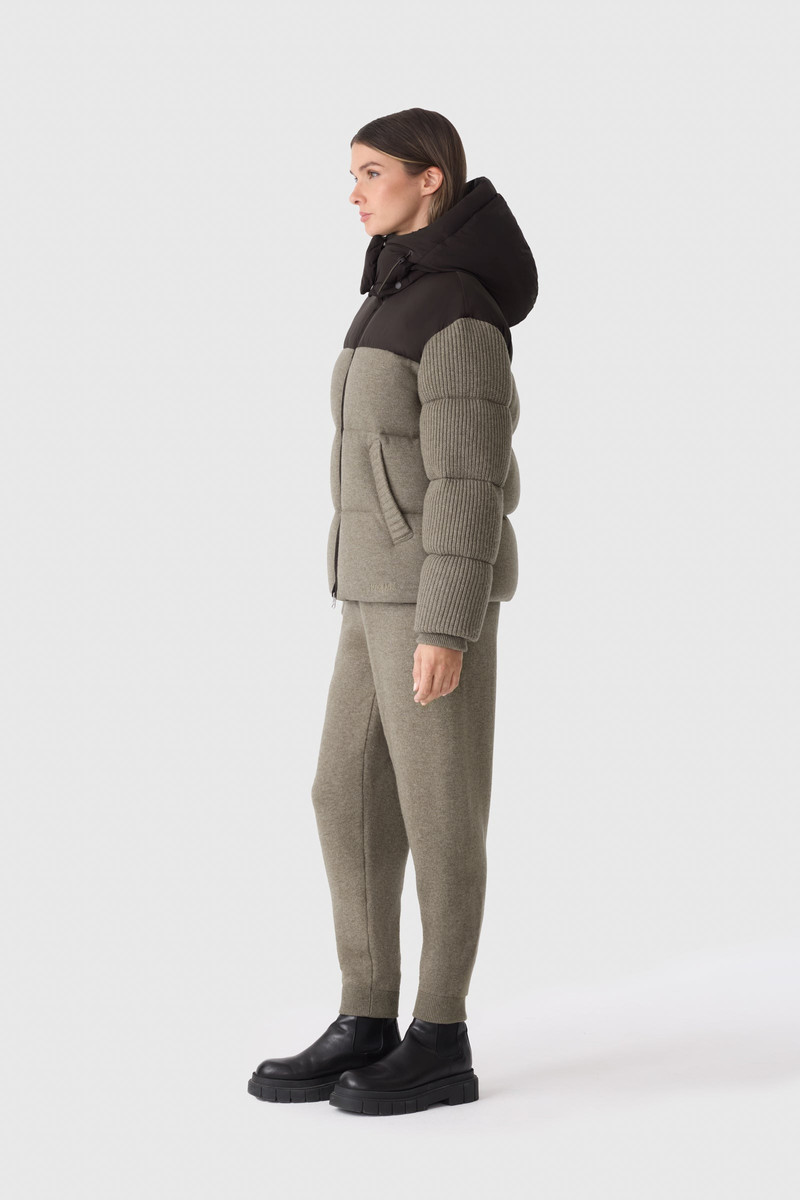 GREER Cashmere-Blend Down Jacket with Removable Hood 3