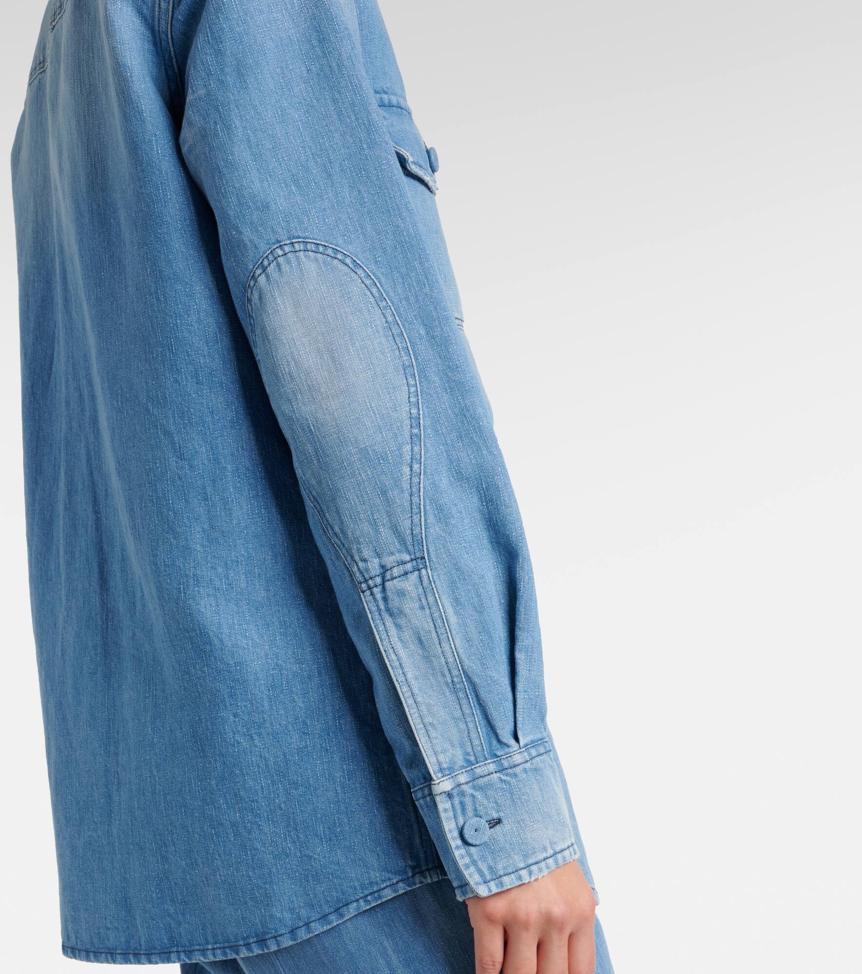 John Austin denim shirt - 5