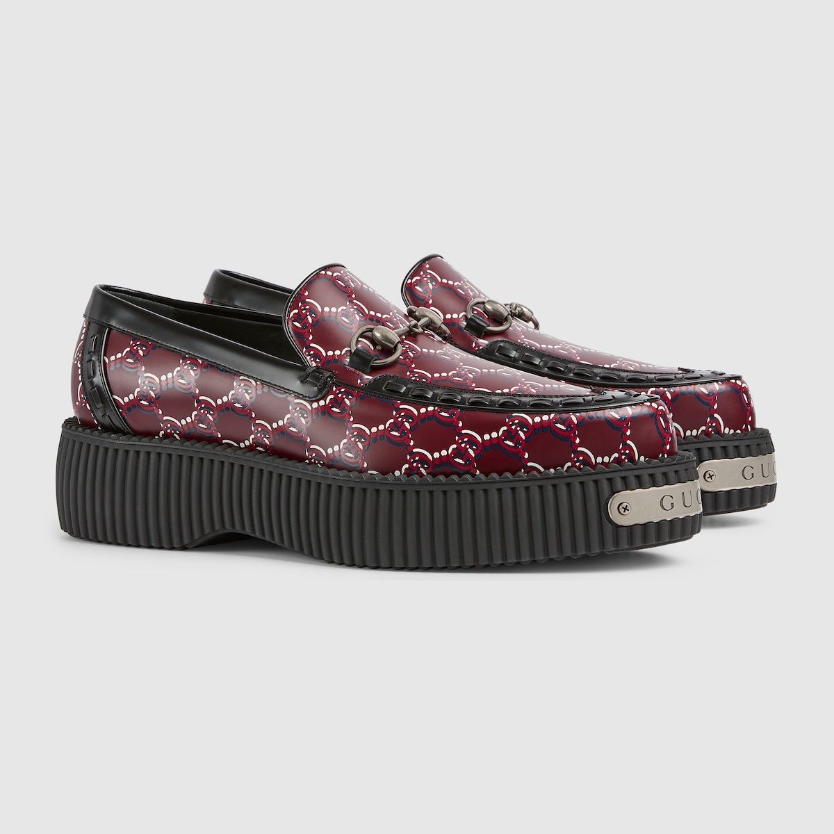 Men's Gucci Horsebit GG creeper loafer - 2